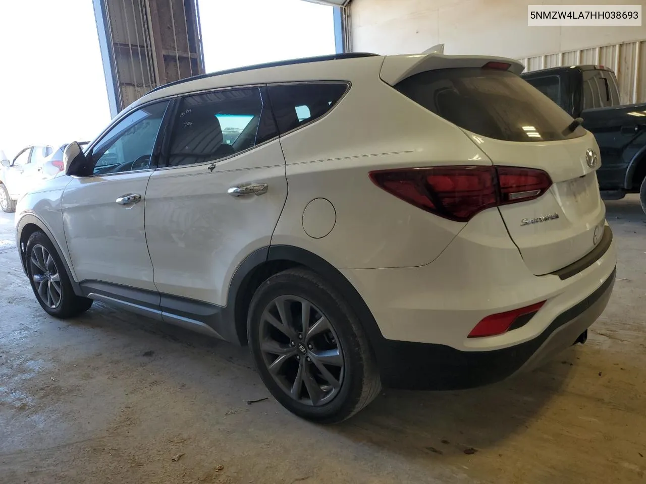 2017 Hyundai Santa Fe Sport VIN: 5NMZW4LA7HH038693 Lot: 74051154