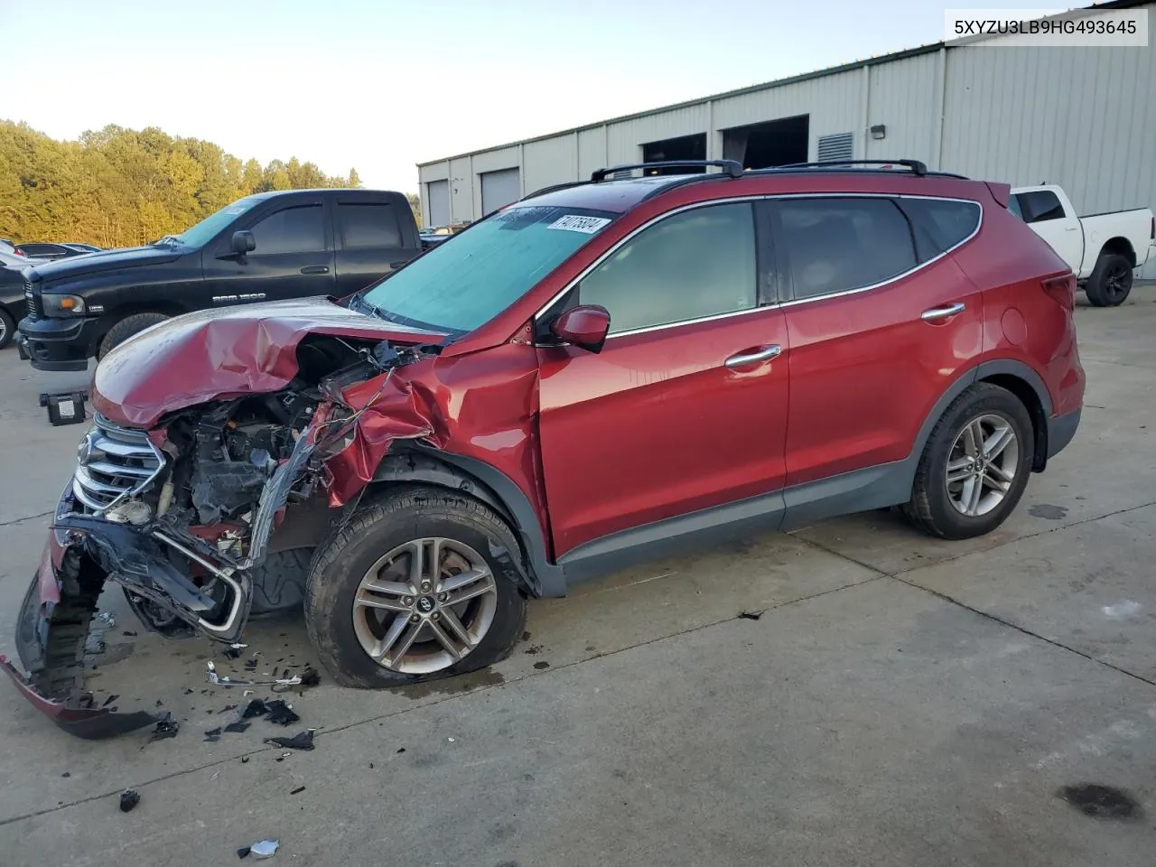 2017 Hyundai Santa Fe Sport VIN: 5XYZU3LB9HG493645 Lot: 74075804