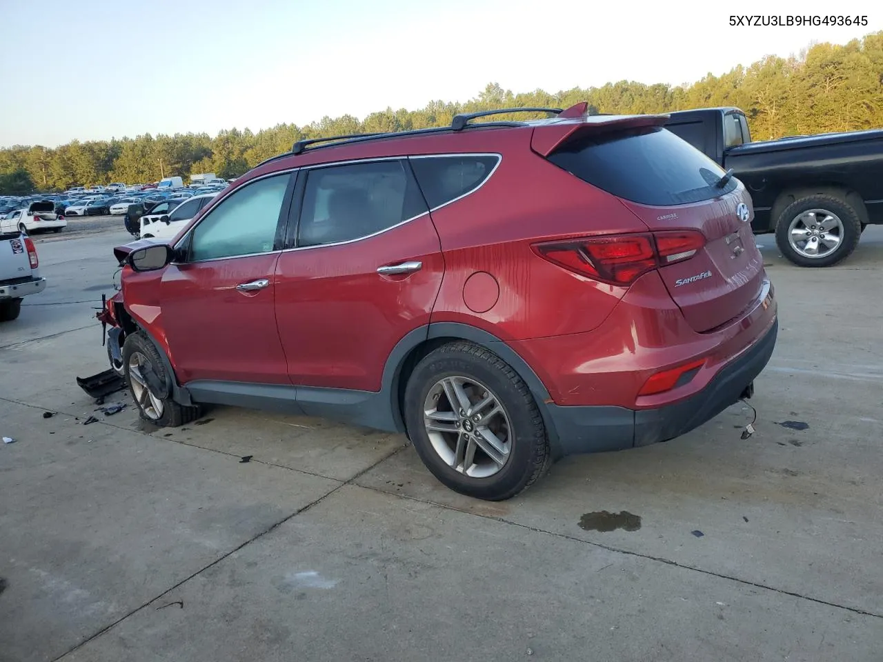 2017 Hyundai Santa Fe Sport VIN: 5XYZU3LB9HG493645 Lot: 74075804