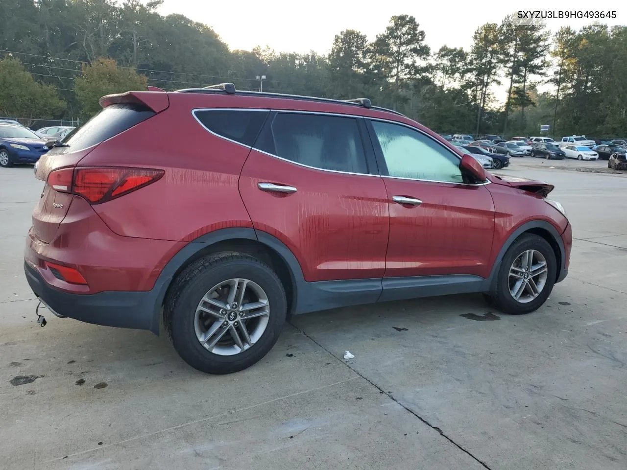 2017 Hyundai Santa Fe Sport VIN: 5XYZU3LB9HG493645 Lot: 74075804