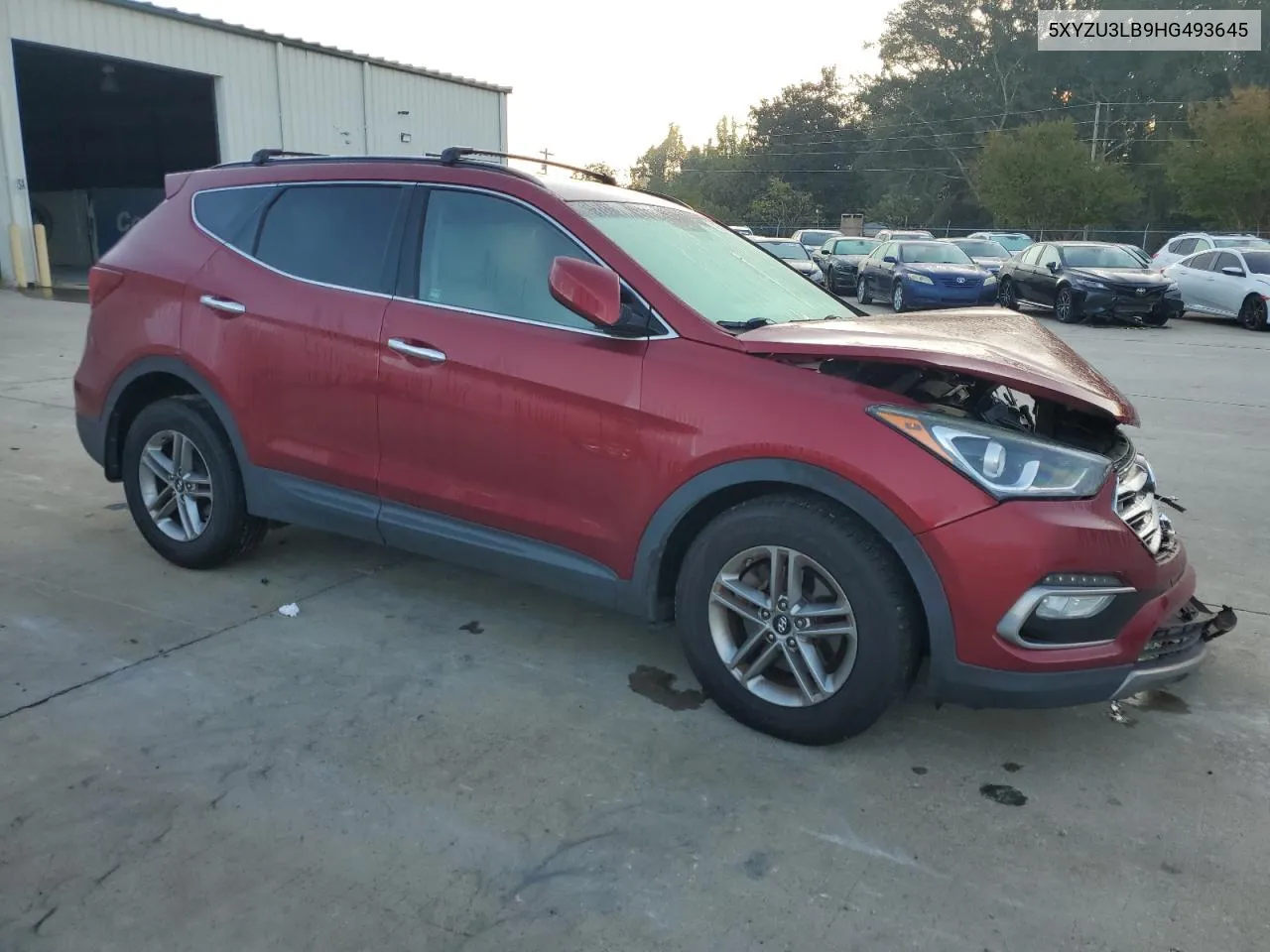 2017 Hyundai Santa Fe Sport VIN: 5XYZU3LB9HG493645 Lot: 74075804