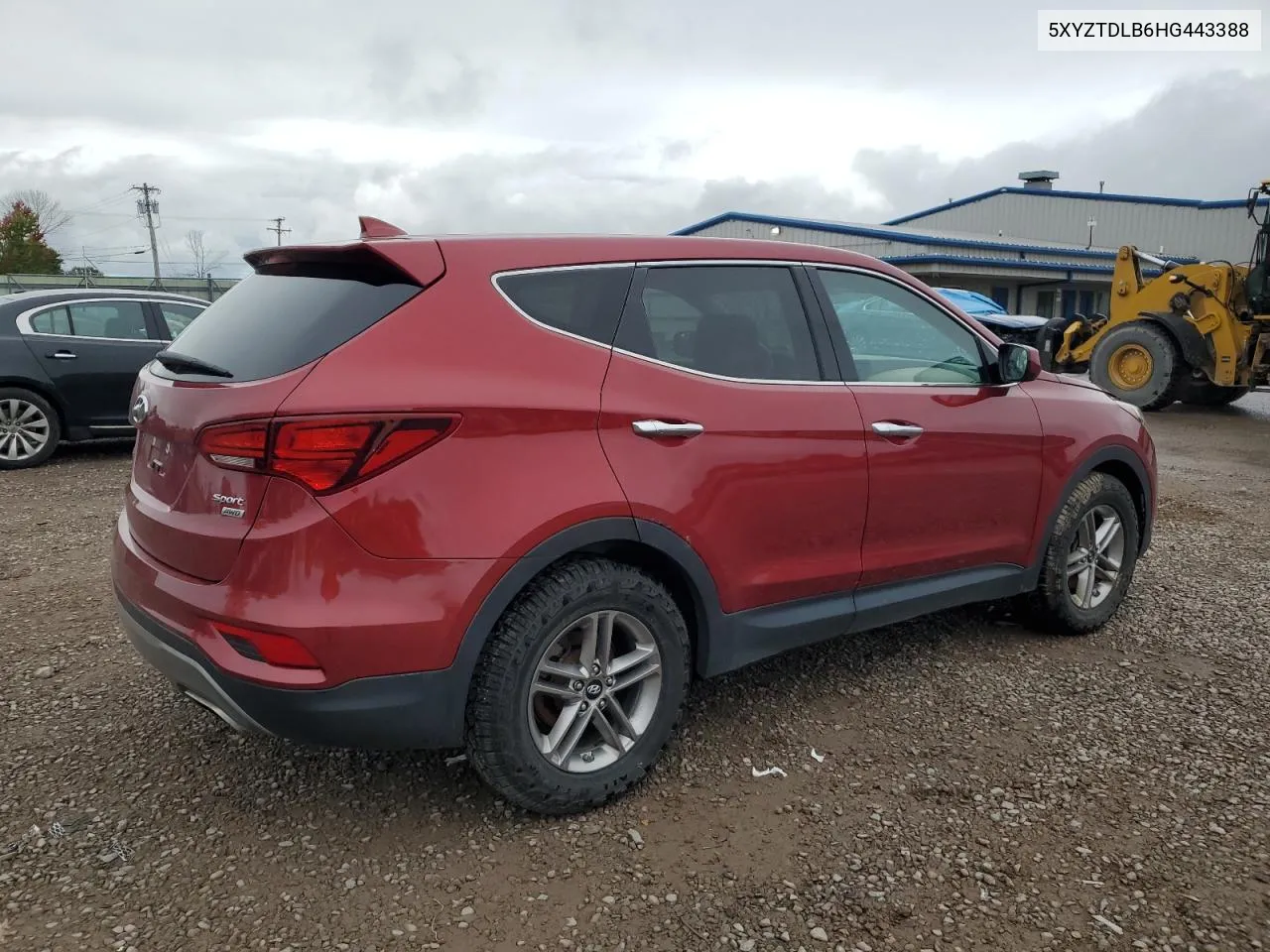 2017 Hyundai Santa Fe Sport VIN: 5XYZTDLB6HG443388 Lot: 74119374