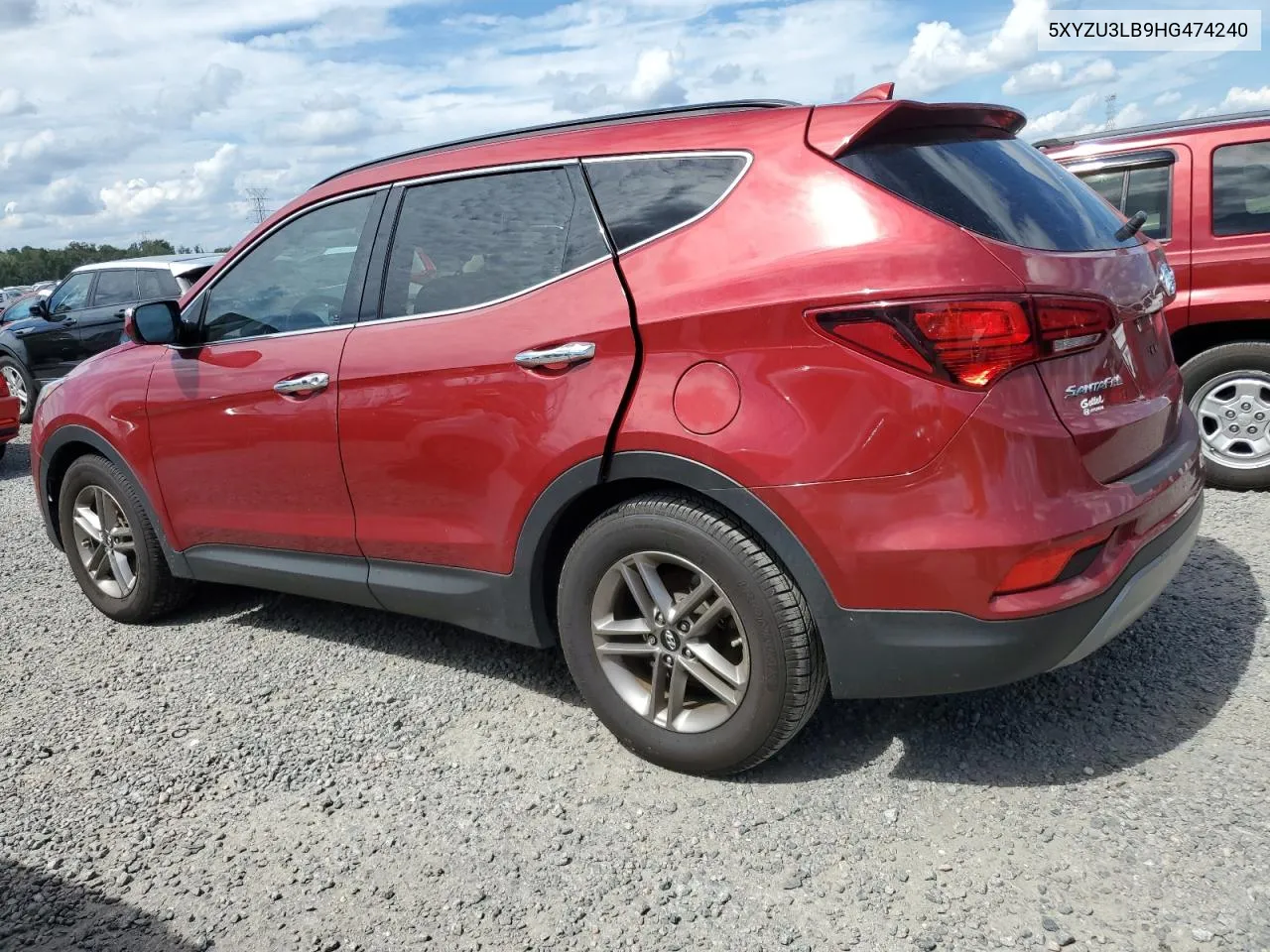 2017 Hyundai Santa Fe Sport VIN: 5XYZU3LB9HG474240 Lot: 74134774