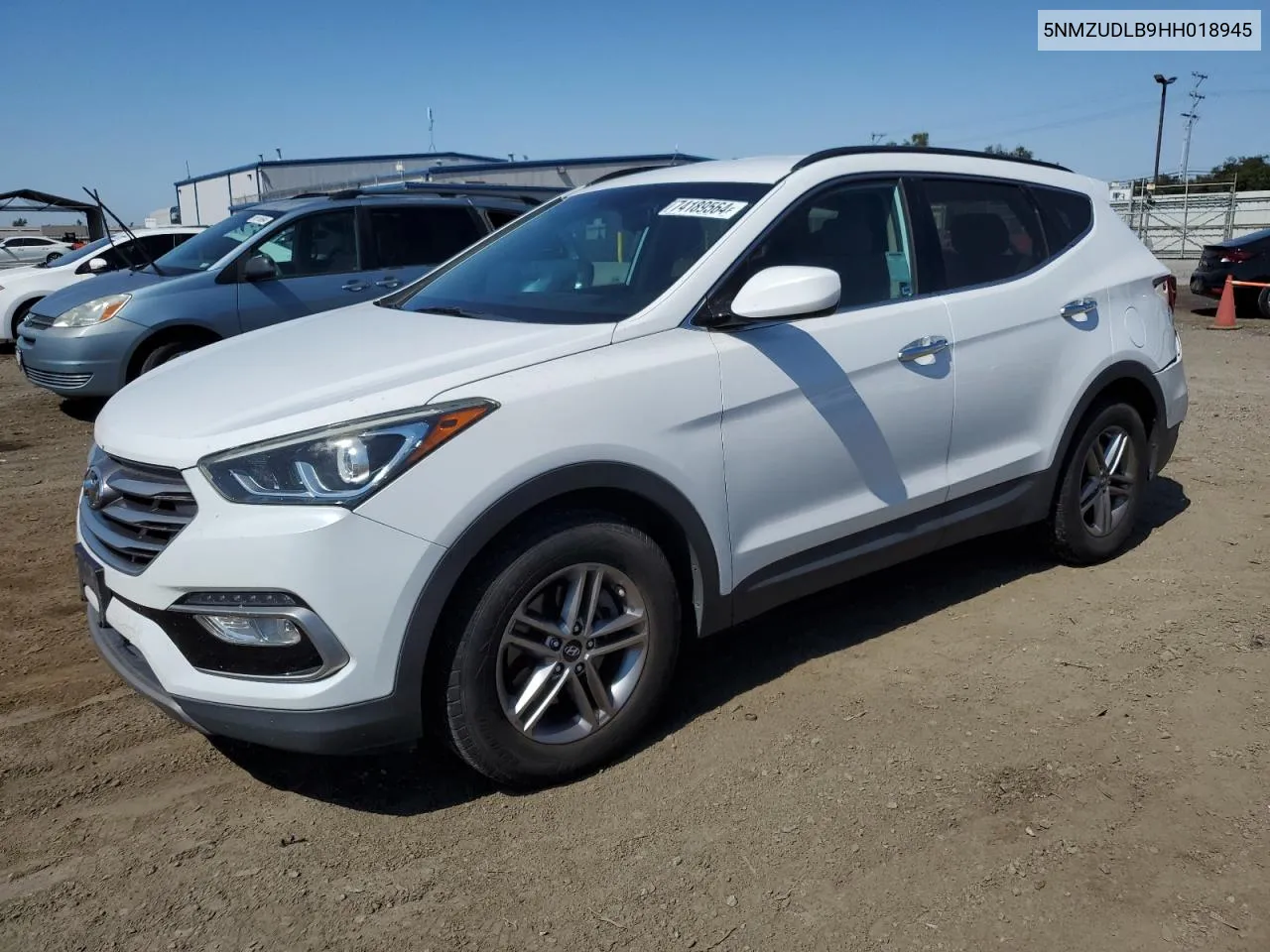 2017 Hyundai Santa Fe Sport VIN: 5NMZUDLB9HH018945 Lot: 74189564