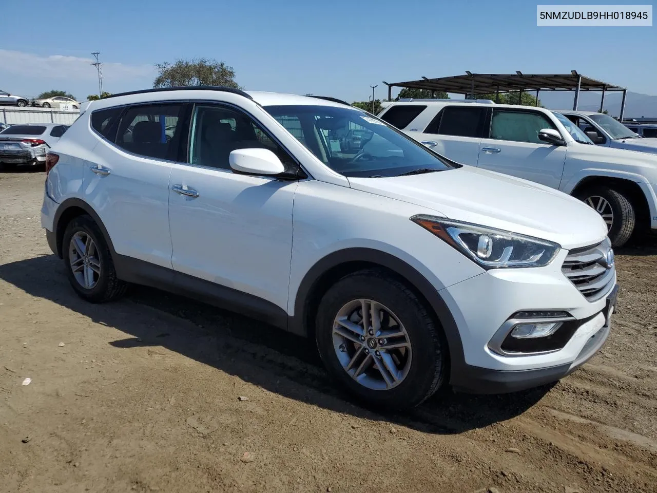 2017 Hyundai Santa Fe Sport VIN: 5NMZUDLB9HH018945 Lot: 74189564