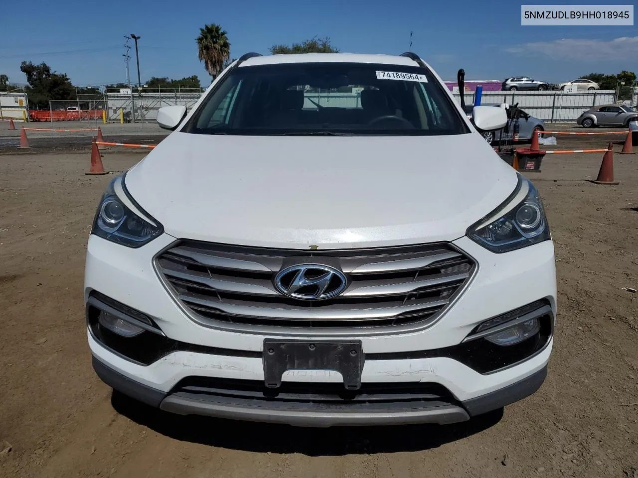 2017 Hyundai Santa Fe Sport VIN: 5NMZUDLB9HH018945 Lot: 74189564