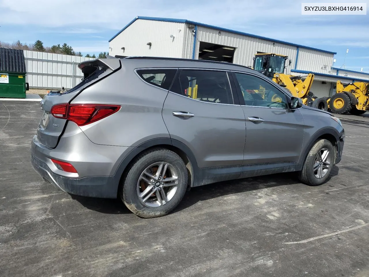 2017 Hyundai Santa Fe Sport VIN: 5XYZU3LBXHG416914 Lot: 74206884