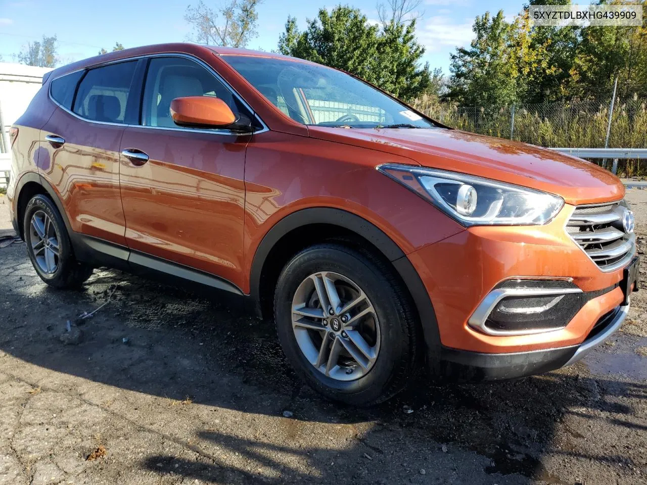 2017 Hyundai Santa Fe Sport VIN: 5XYZTDLBXHG439909 Lot: 74378954