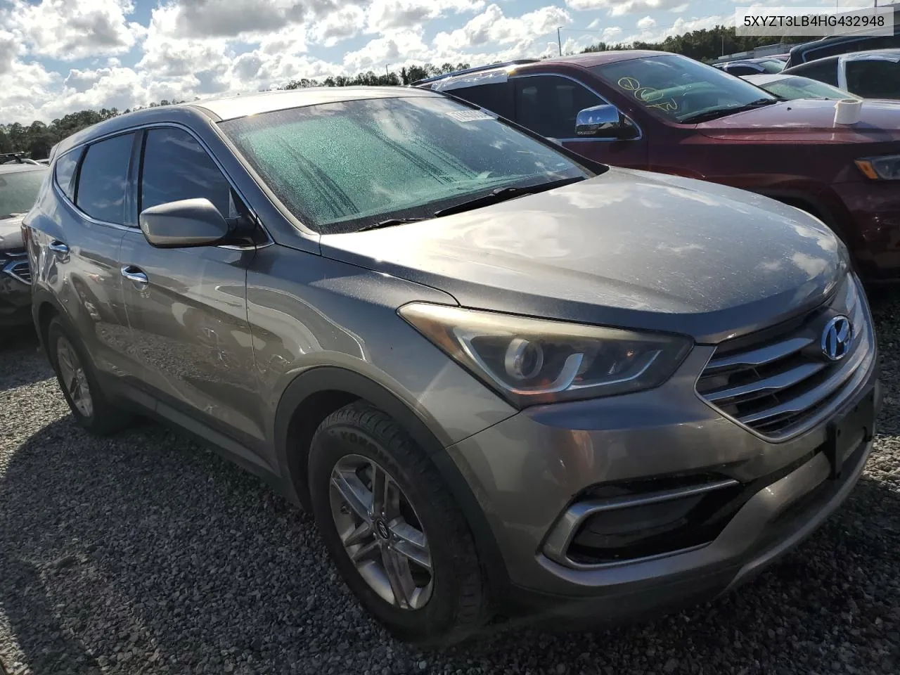 2017 Hyundai Santa Fe Sport VIN: 5XYZT3LB4HG432948 Lot: 74430034