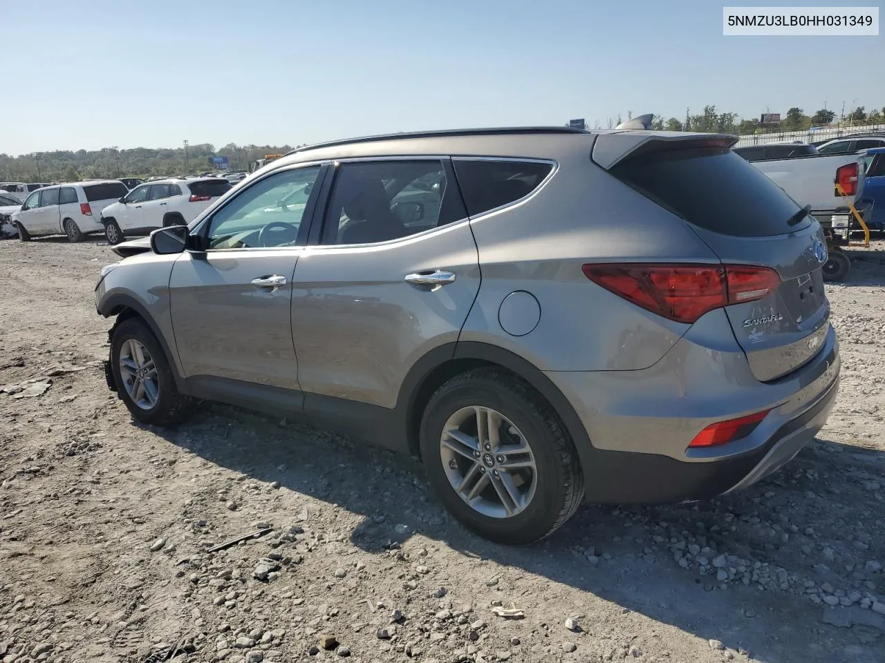 2017 Hyundai Santa Fe Sport VIN: 5NMZU3LB0HH031349 Lot: 74593394