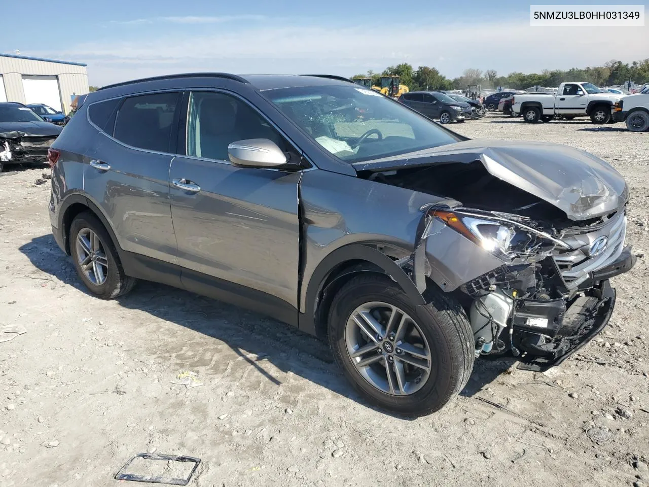 2017 Hyundai Santa Fe Sport VIN: 5NMZU3LB0HH031349 Lot: 74593394