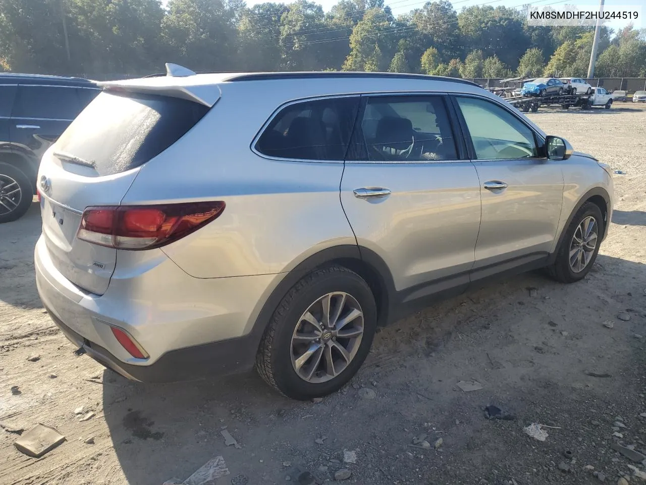 2017 Hyundai Santa Fe Se VIN: KM8SMDHF2HU244519 Lot: 74618794