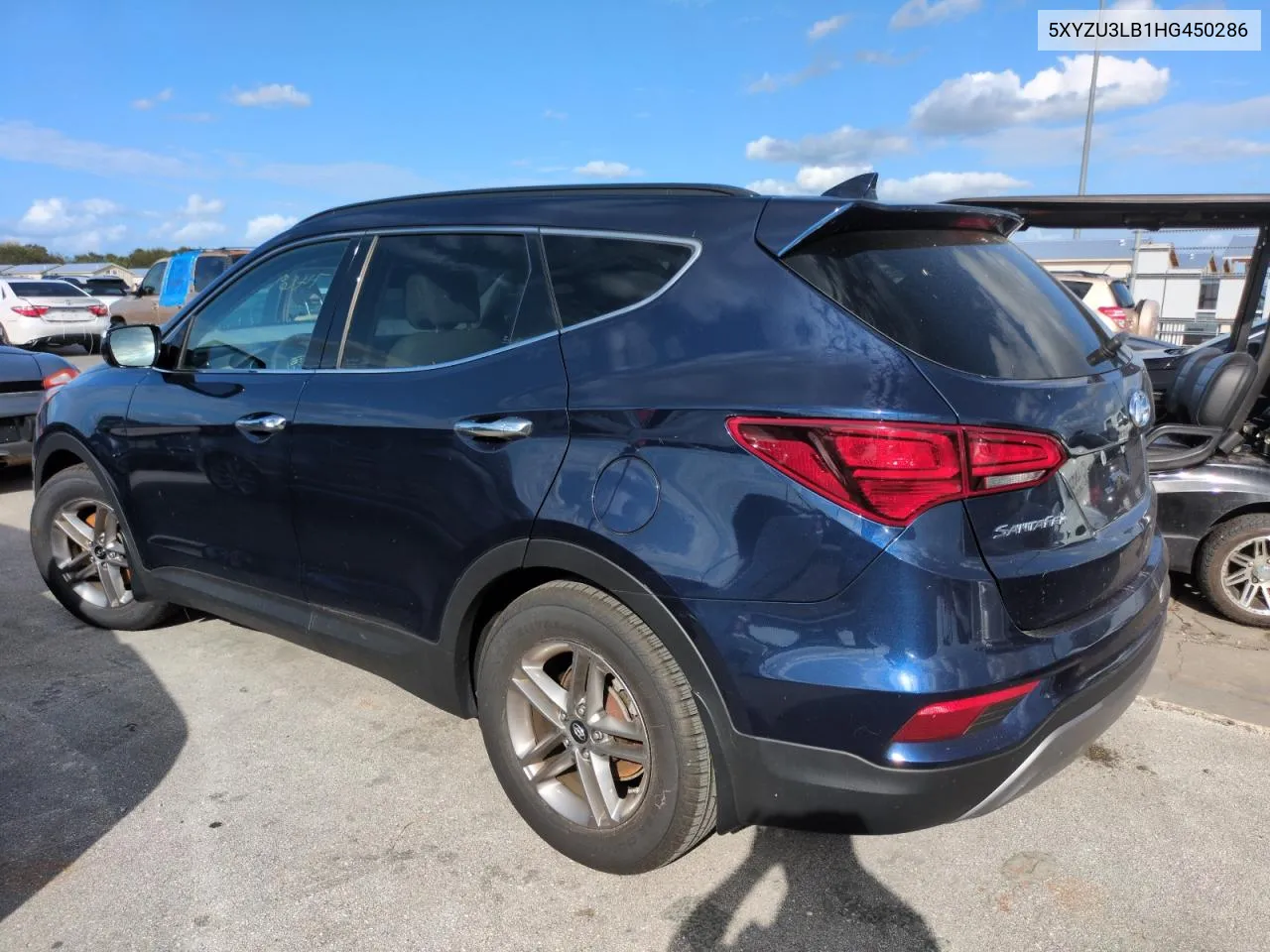 2017 Hyundai Santa Fe Sport VIN: 5XYZU3LB1HG450286 Lot: 74698134