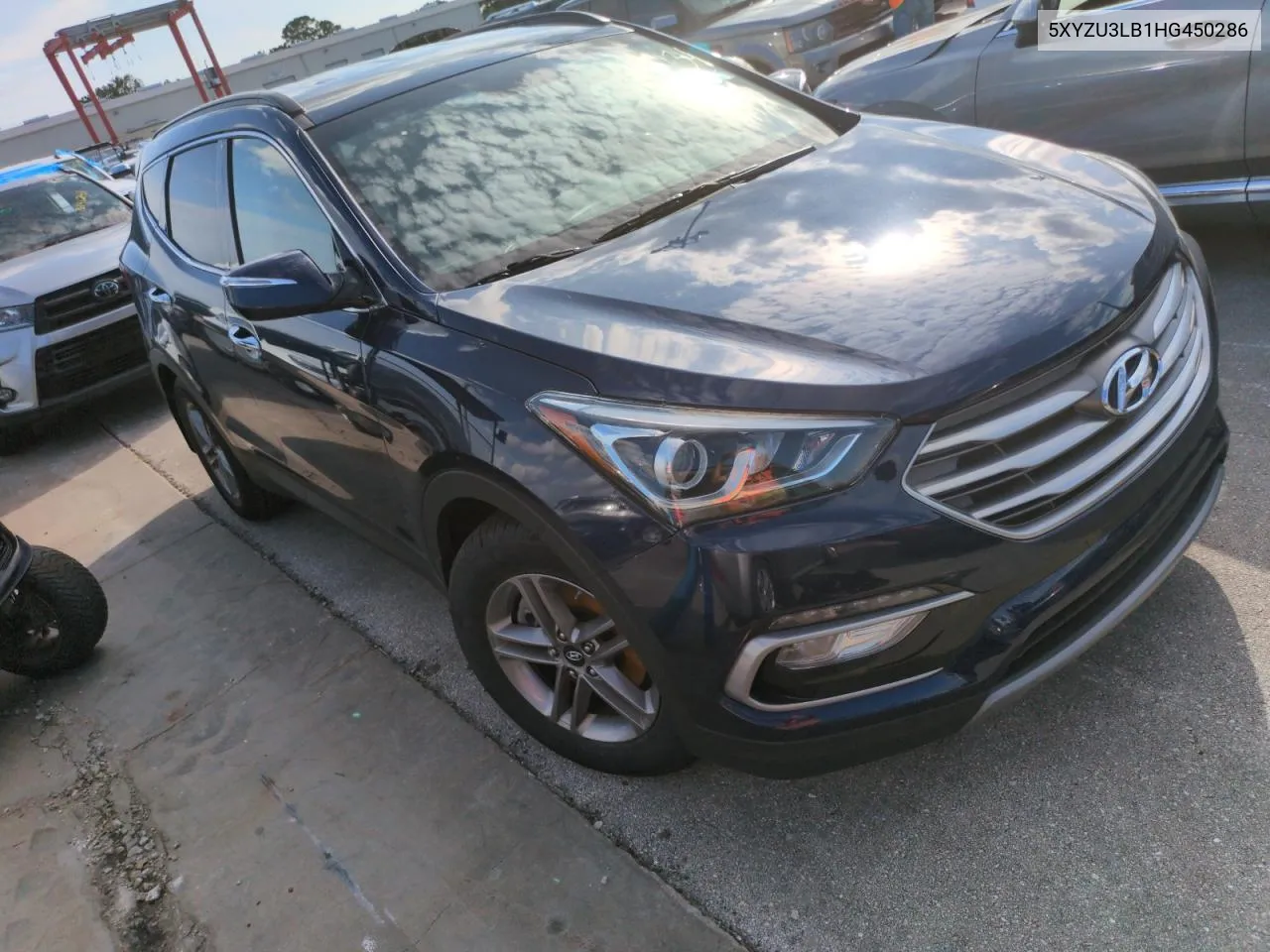 2017 Hyundai Santa Fe Sport VIN: 5XYZU3LB1HG450286 Lot: 74698134