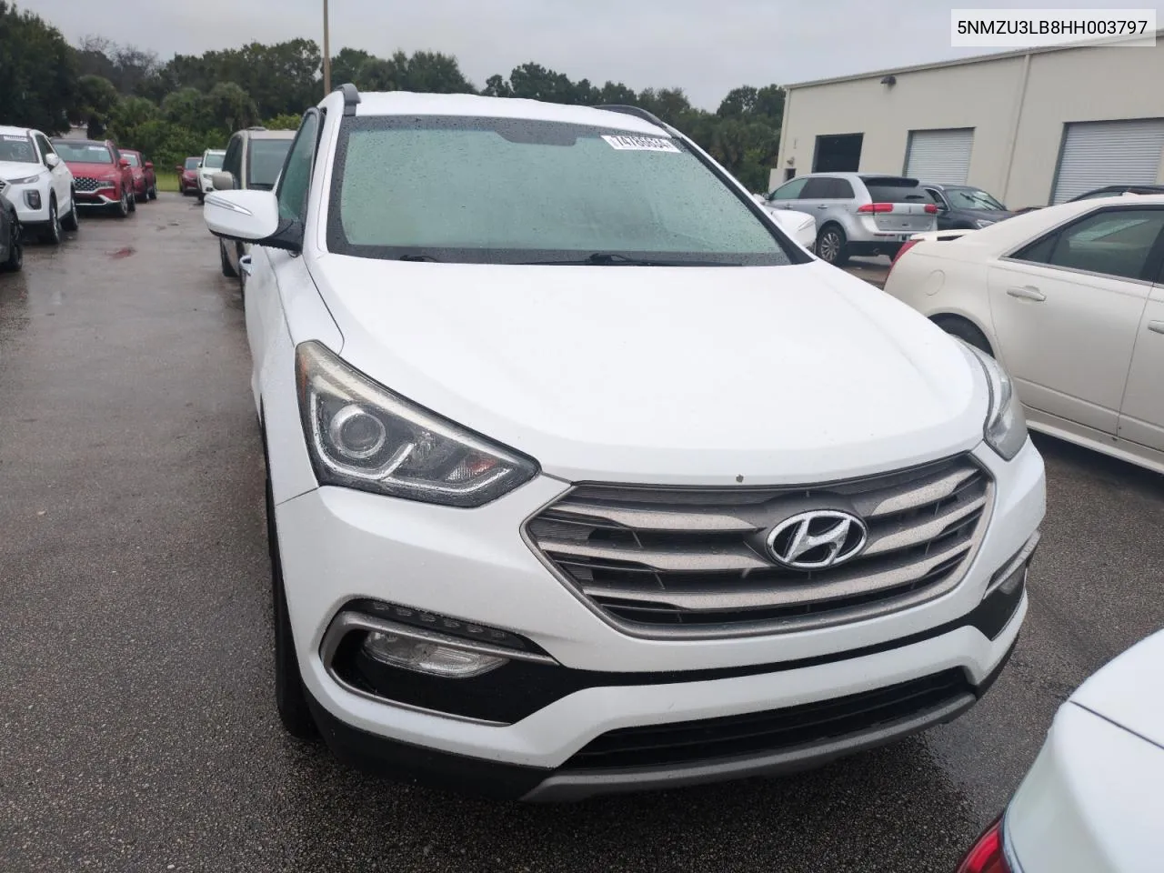 2017 Hyundai Santa Fe Sport VIN: 5NMZU3LB8HH003797 Lot: 74786634