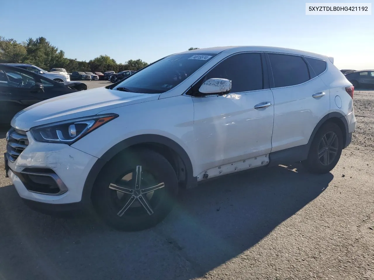 2017 Hyundai Santa Fe Sport VIN: 5XYZTDLB0HG421192 Lot: 74815574