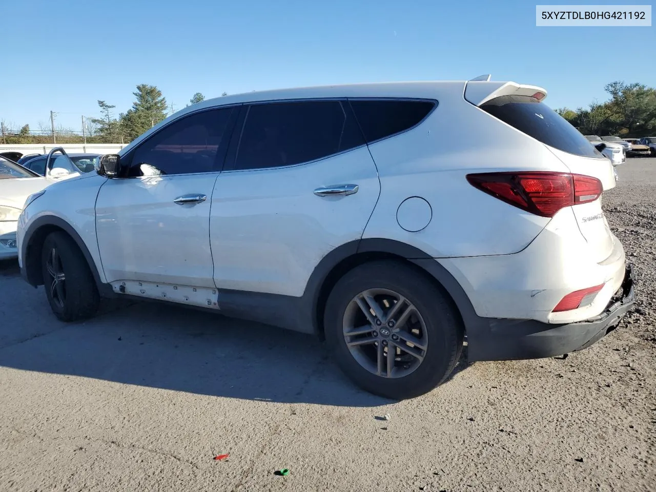 2017 Hyundai Santa Fe Sport VIN: 5XYZTDLB0HG421192 Lot: 74815574