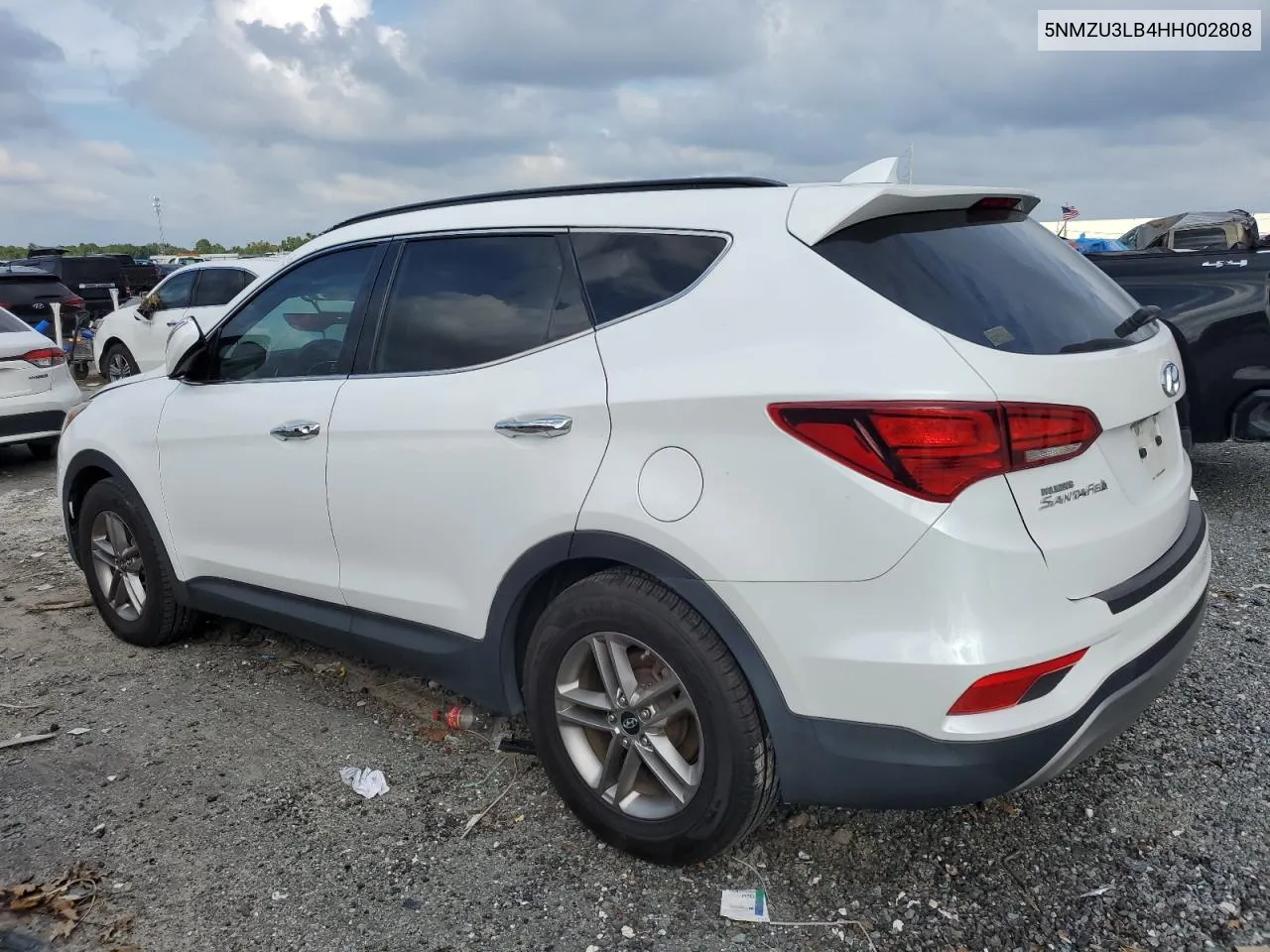 2017 Hyundai Santa Fe Sport VIN: 5NMZU3LB4HH002808 Lot: 74881324