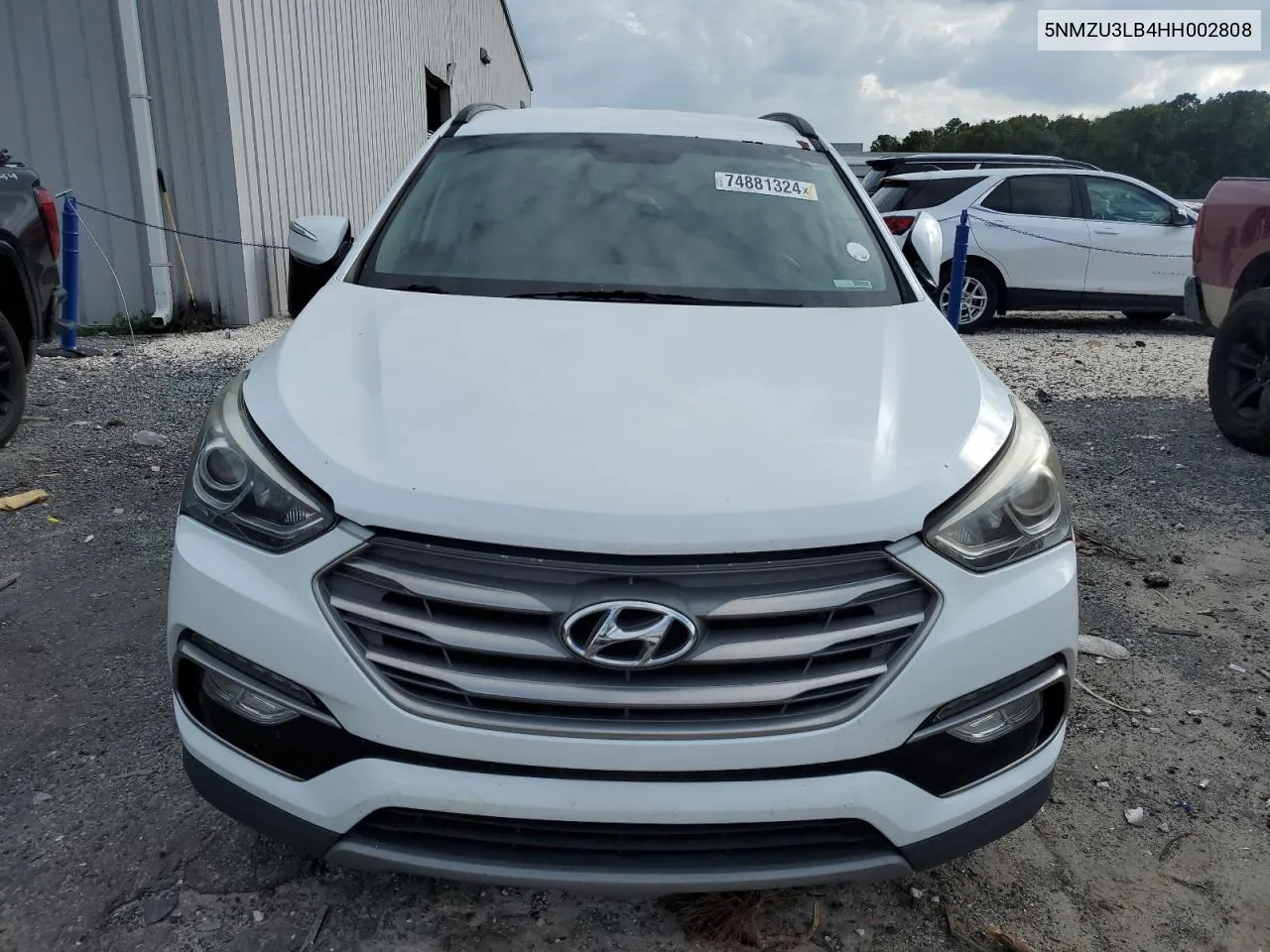 2017 Hyundai Santa Fe Sport VIN: 5NMZU3LB4HH002808 Lot: 74881324