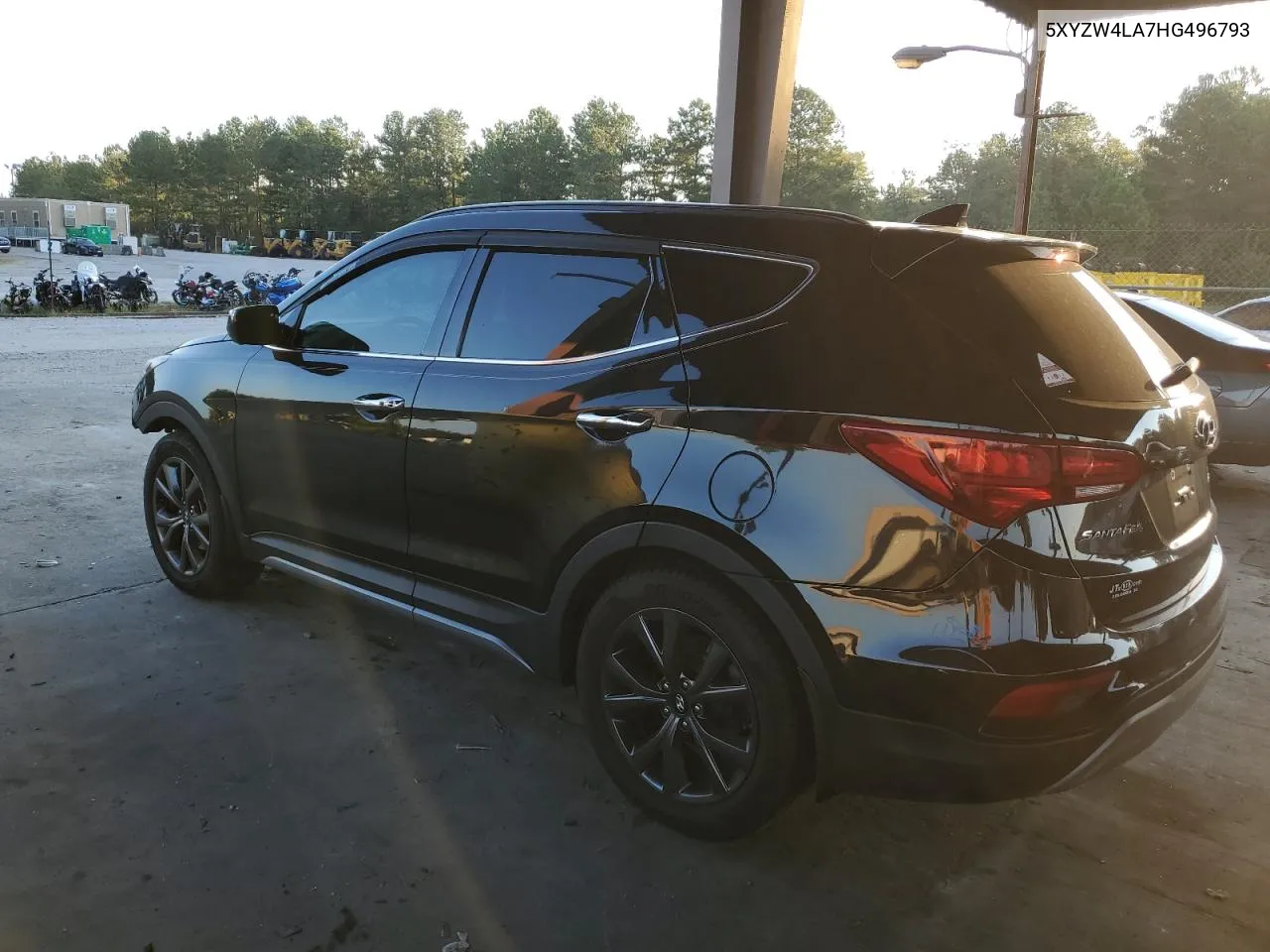 2017 Hyundai Santa Fe Sport VIN: 5XYZW4LA7HG496793 Lot: 74884324