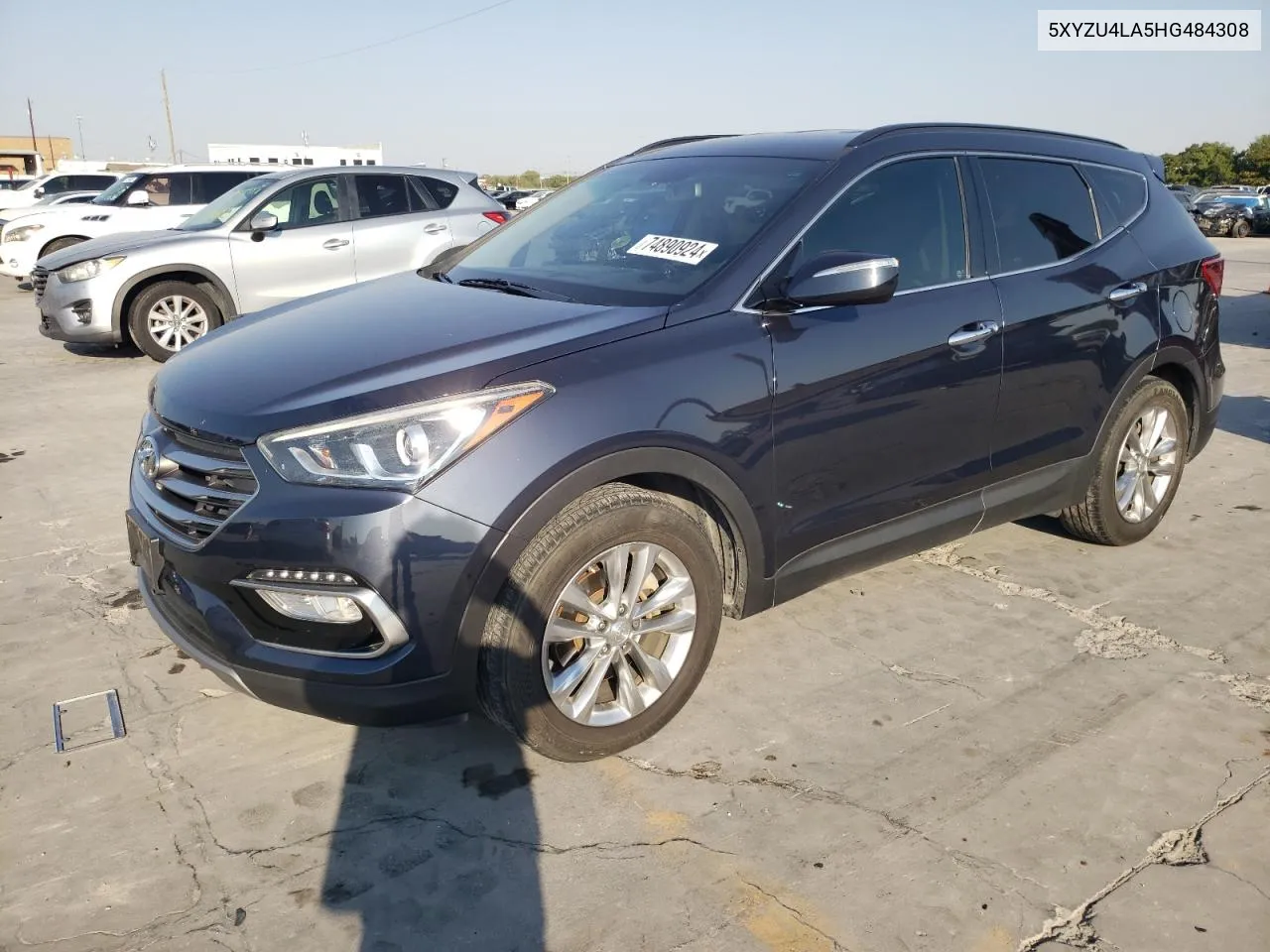 2017 Hyundai Santa Fe Sport VIN: 5XYZU4LA5HG484308 Lot: 74890924