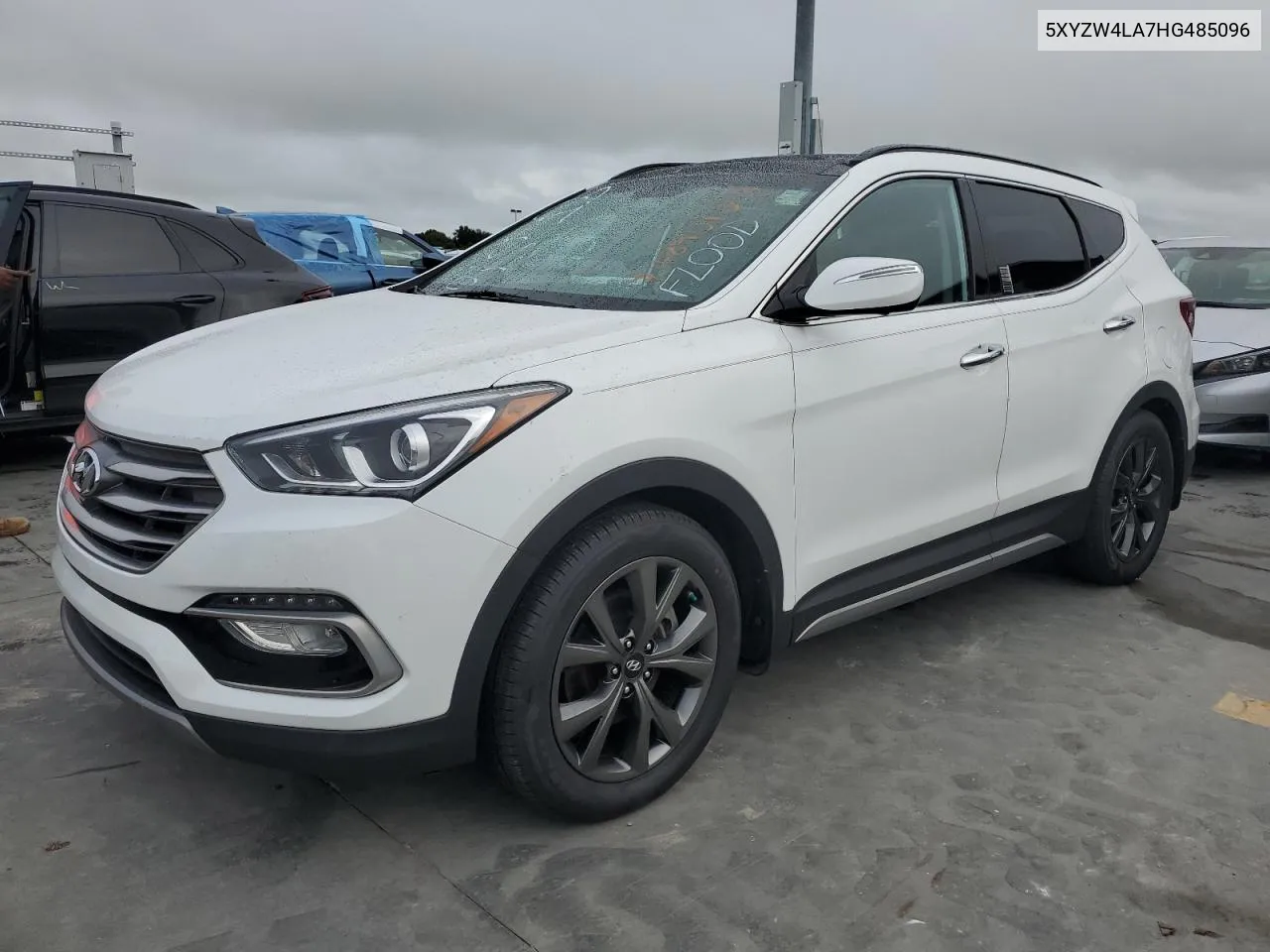 2017 Hyundai Santa Fe Sport VIN: 5XYZW4LA7HG485096 Lot: 74895124