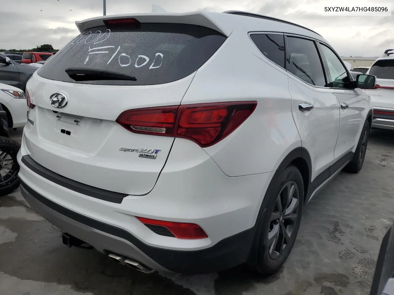 2017 Hyundai Santa Fe Sport VIN: 5XYZW4LA7HG485096 Lot: 74895124