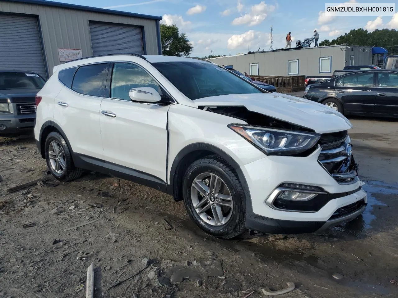 2017 Hyundai Santa Fe Sport VIN: 5NMZUDLBXHH001815 Lot: 74909414