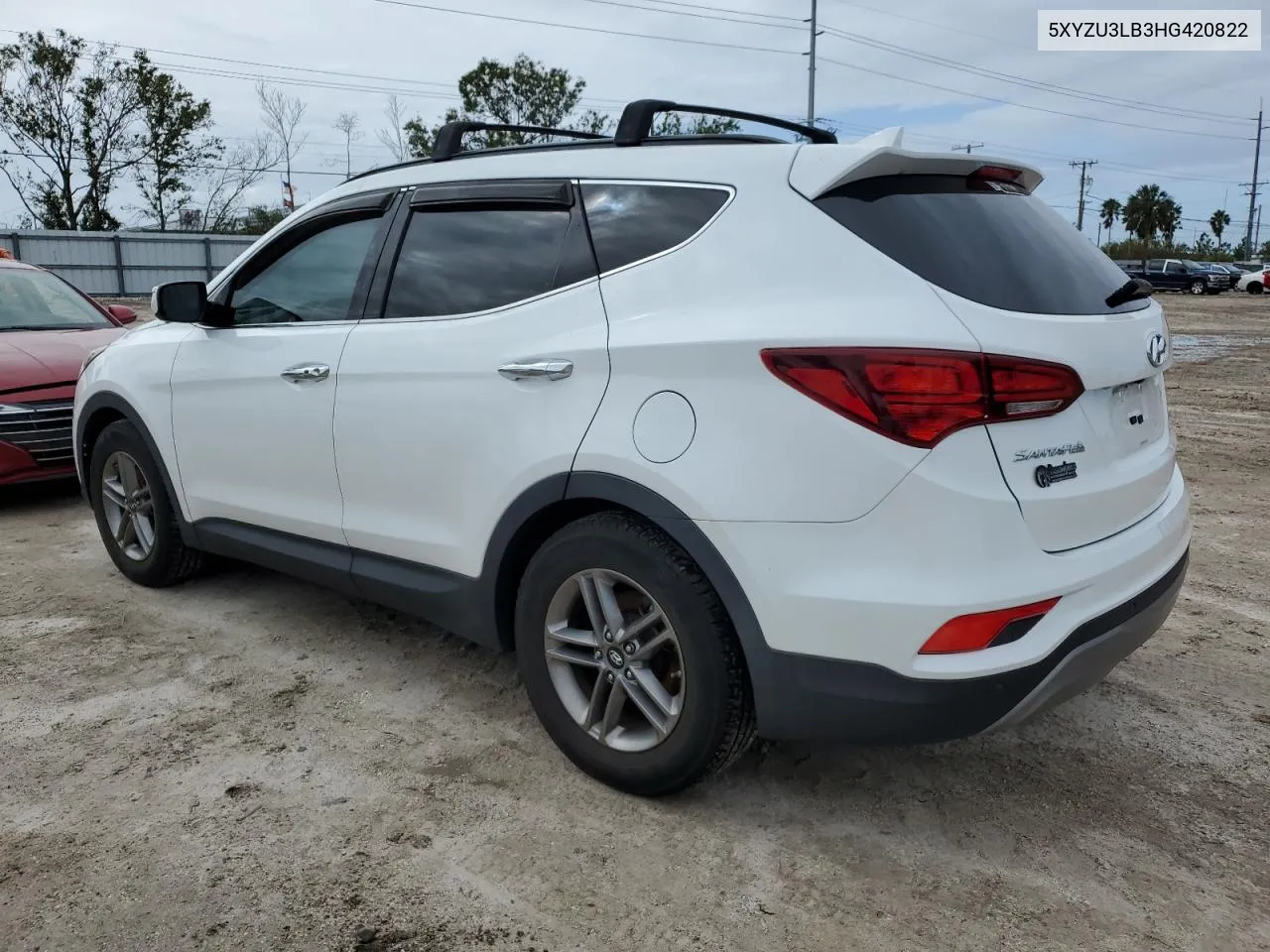 2017 Hyundai Santa Fe Sport VIN: 5XYZU3LB3HG420822 Lot: 74928724