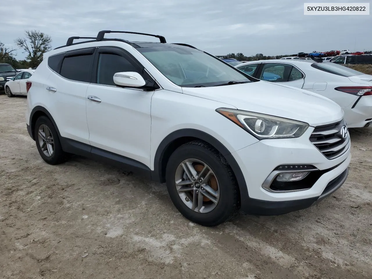 2017 Hyundai Santa Fe Sport VIN: 5XYZU3LB3HG420822 Lot: 74928724