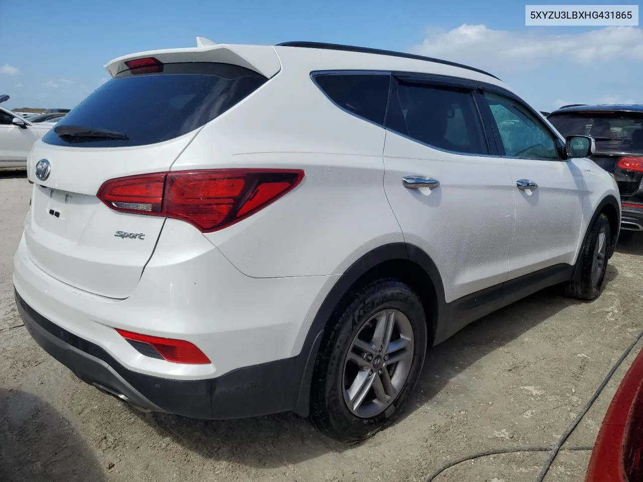 2017 Hyundai Santa Fe Sport VIN: 5XYZU3LBXHG431865 Lot: 74948804