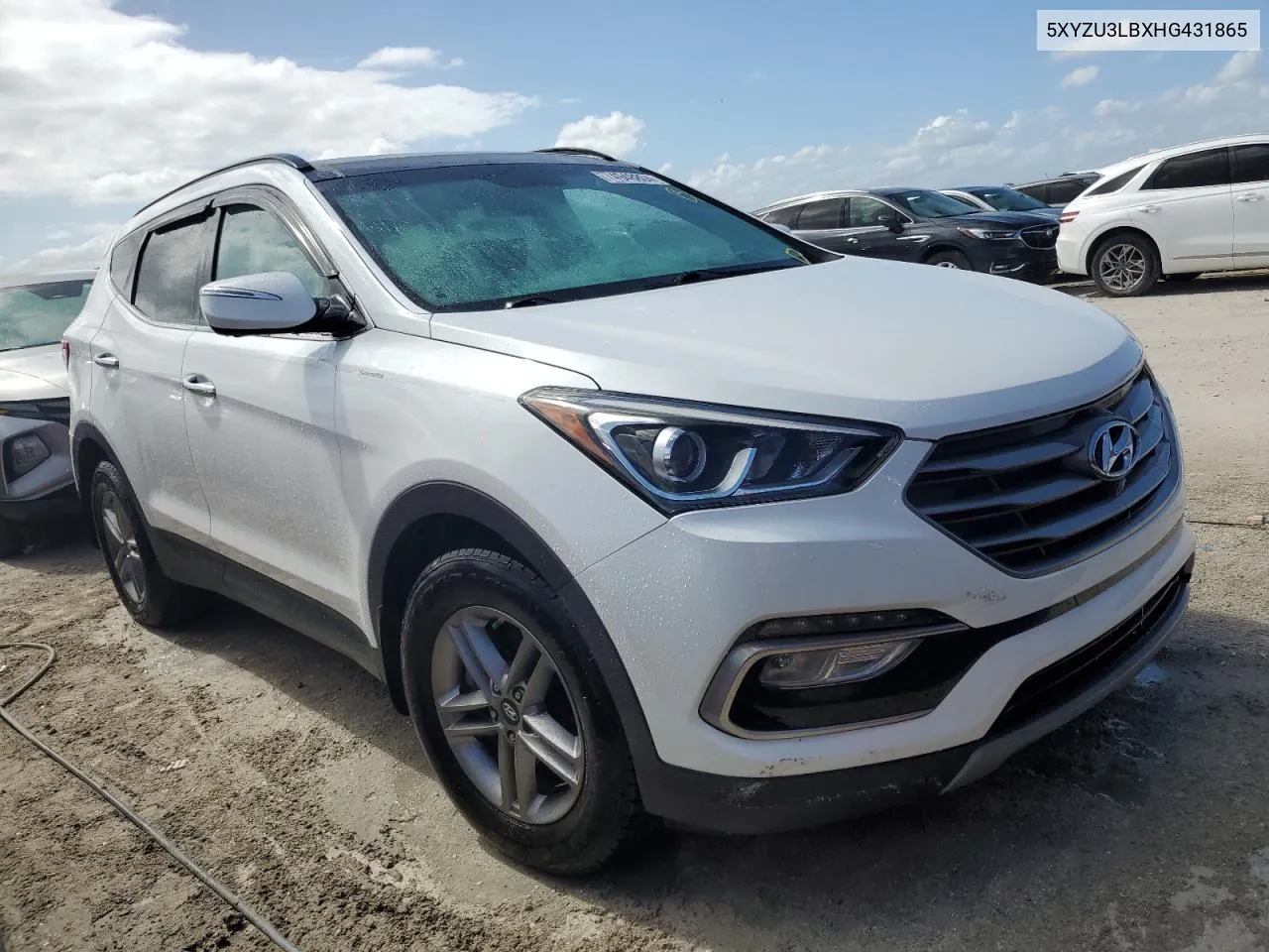 2017 Hyundai Santa Fe Sport VIN: 5XYZU3LBXHG431865 Lot: 74948804