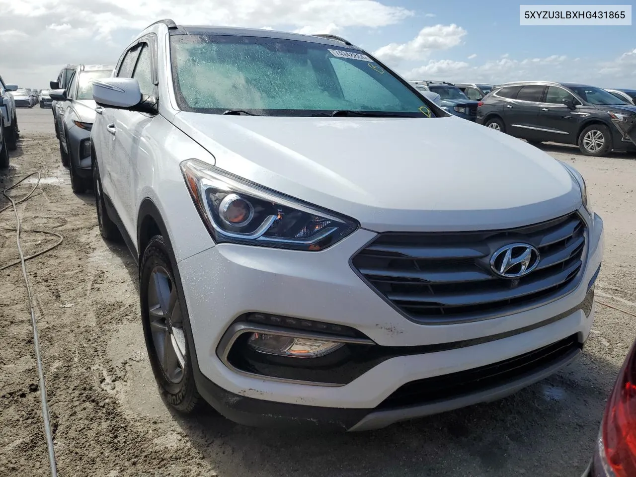 2017 Hyundai Santa Fe Sport VIN: 5XYZU3LBXHG431865 Lot: 74948804