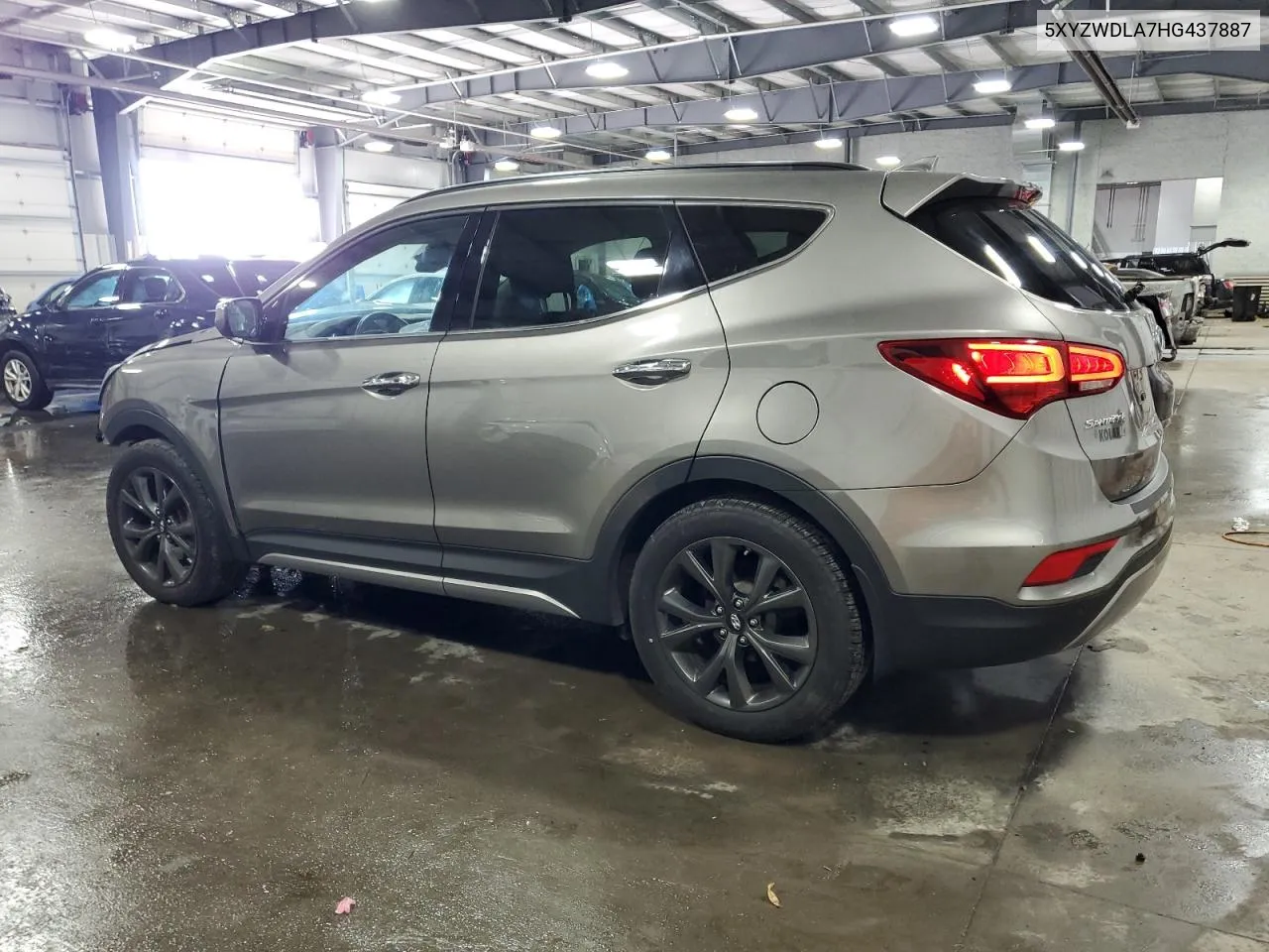 2017 Hyundai Santa Fe Sport VIN: 5XYZWDLA7HG437887 Lot: 74992834