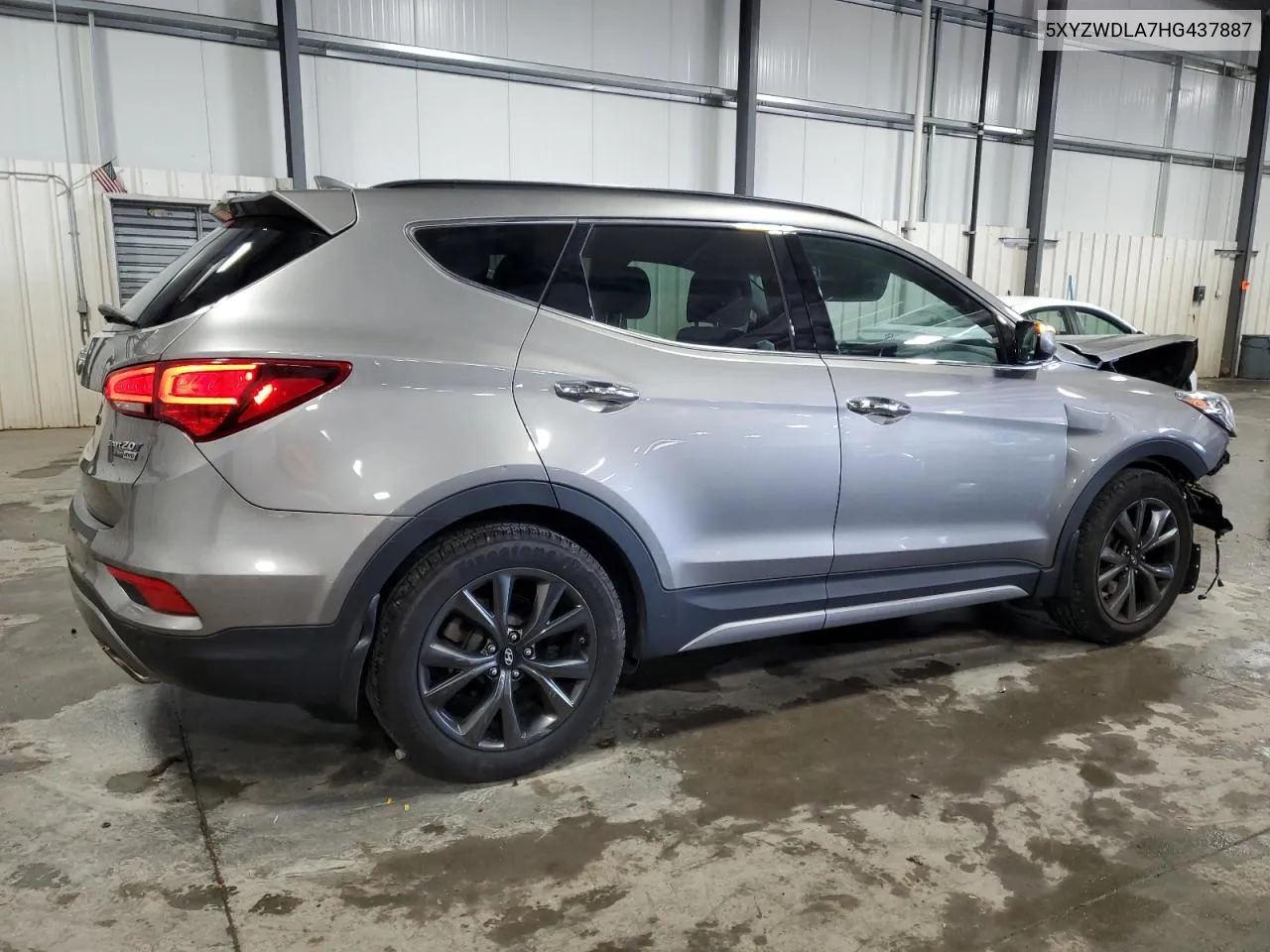 2017 Hyundai Santa Fe Sport VIN: 5XYZWDLA7HG437887 Lot: 74992834