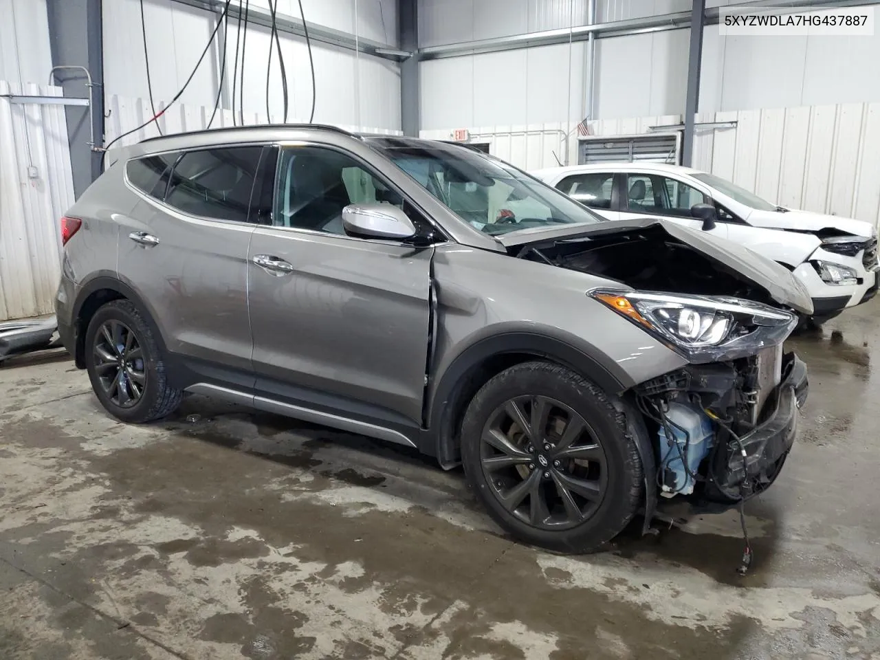 2017 Hyundai Santa Fe Sport VIN: 5XYZWDLA7HG437887 Lot: 74992834