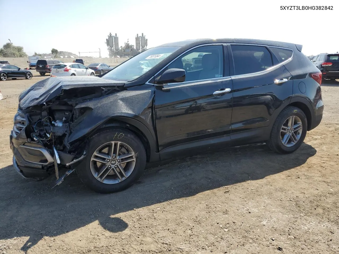 2017 Hyundai Santa Fe Sport VIN: 5XYZT3LB0HG382842 Lot: 75001084