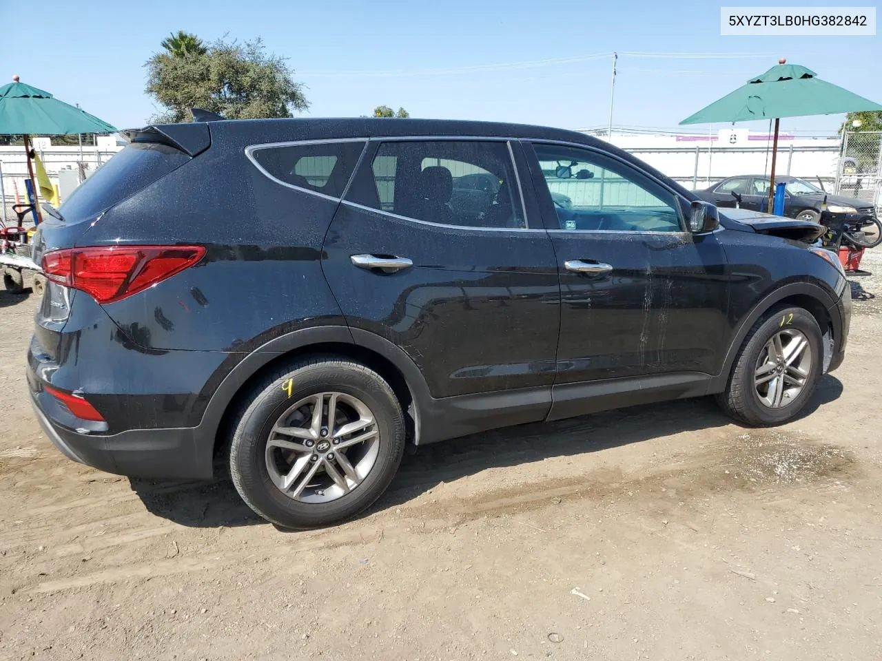 2017 Hyundai Santa Fe Sport VIN: 5XYZT3LB0HG382842 Lot: 75001084