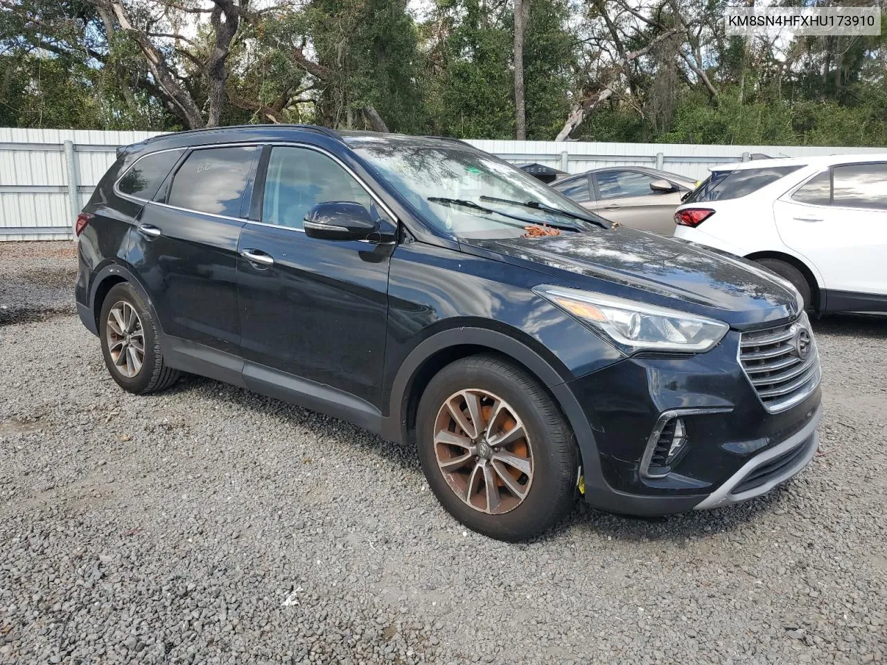 2017 Hyundai Santa Fe Se VIN: KM8SN4HFXHU173910 Lot: 75016334