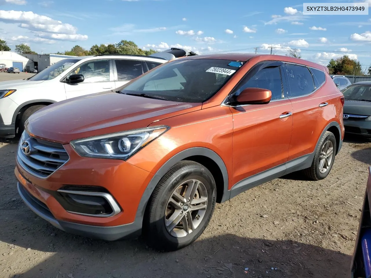 2017 Hyundai Santa Fe Sport VIN: 5XYZT3LB2HG473949 Lot: 75023944