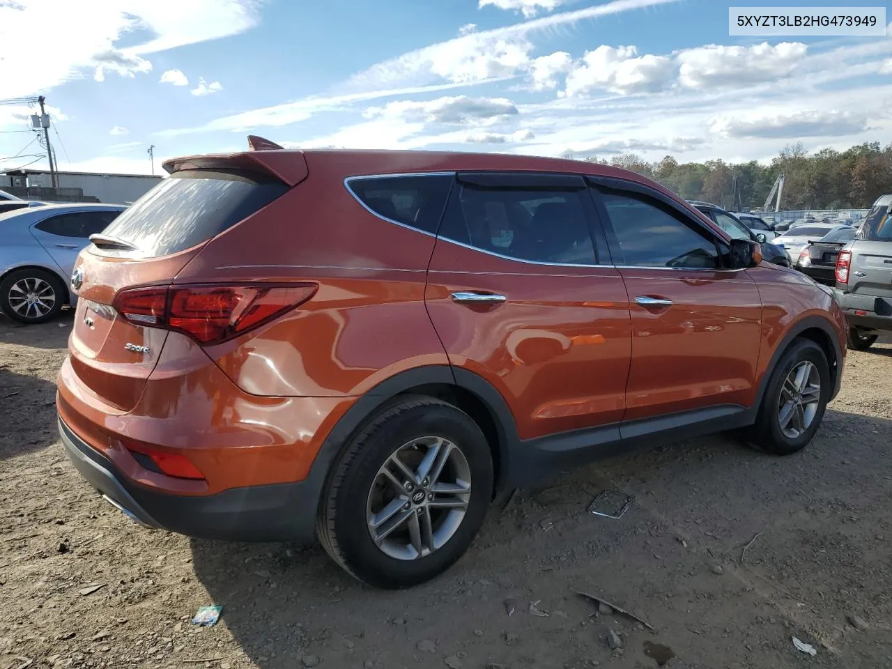 2017 Hyundai Santa Fe Sport VIN: 5XYZT3LB2HG473949 Lot: 75023944