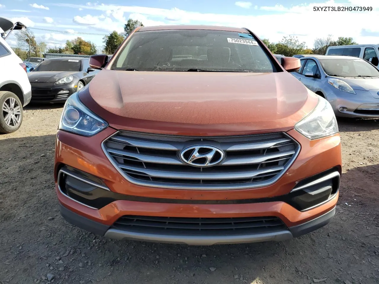 2017 Hyundai Santa Fe Sport VIN: 5XYZT3LB2HG473949 Lot: 75023944