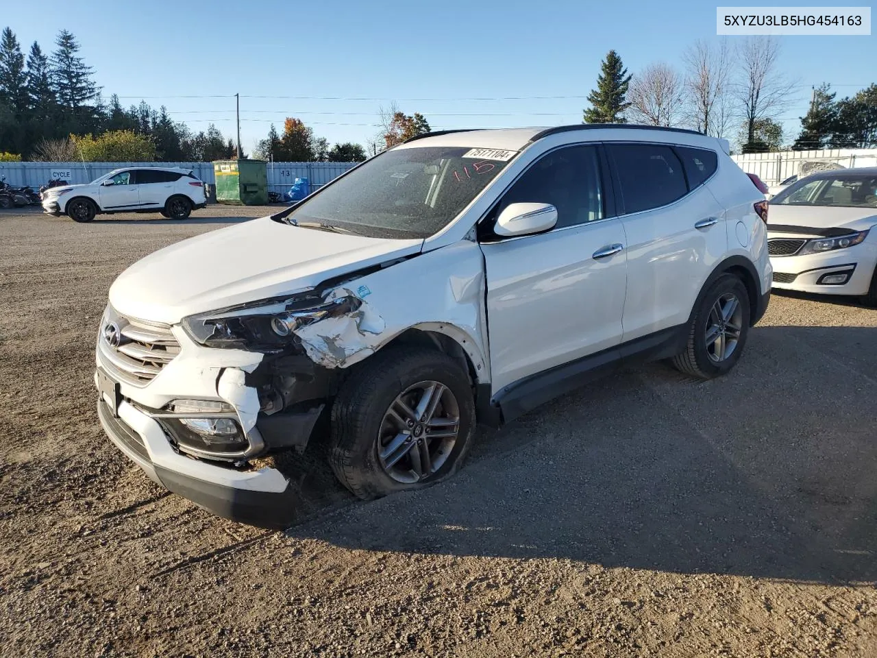 2017 Hyundai Santa Fe Sport VIN: 5XYZU3LB5HG454163 Lot: 75171104