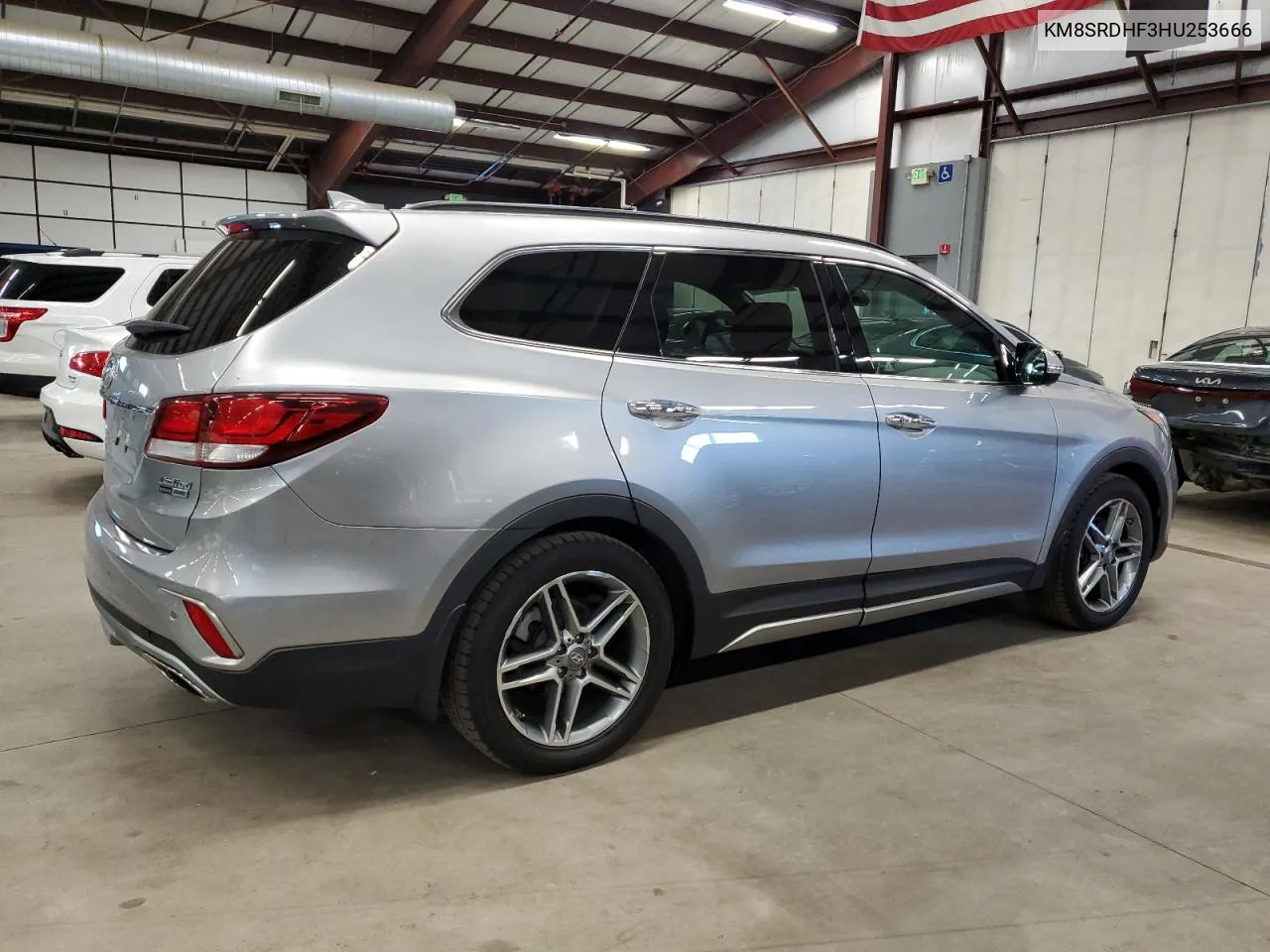 2017 Hyundai Santa Fe Se Ultimate VIN: KM8SRDHF3HU253666 Lot: 75202174