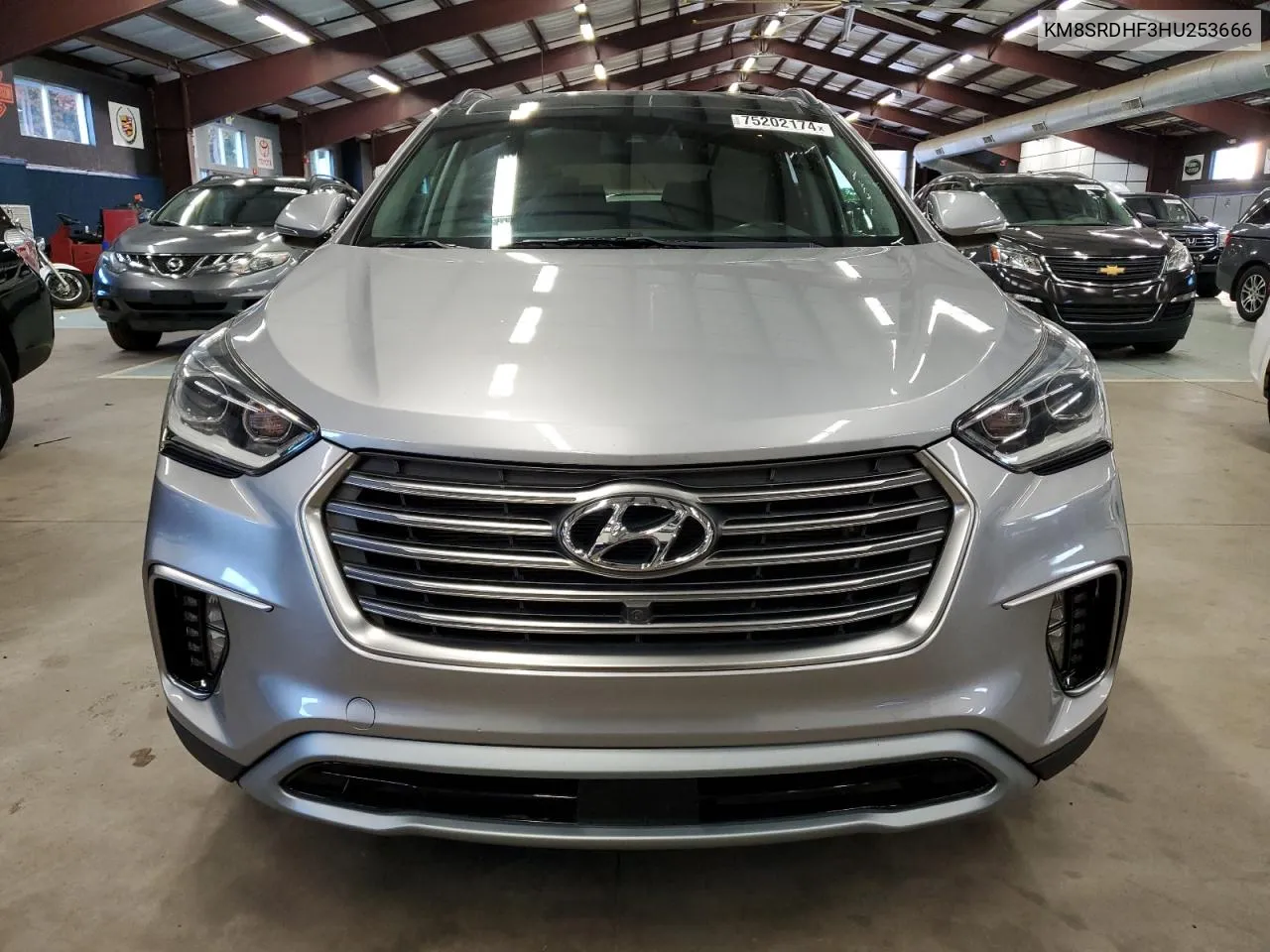 2017 Hyundai Santa Fe Se Ultimate VIN: KM8SRDHF3HU253666 Lot: 75202174