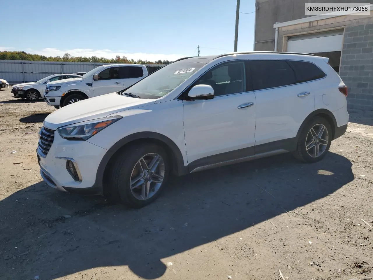 2017 Hyundai Santa Fe Se Ultimate VIN: KM8SRDHFXHU173068 Lot: 75220994