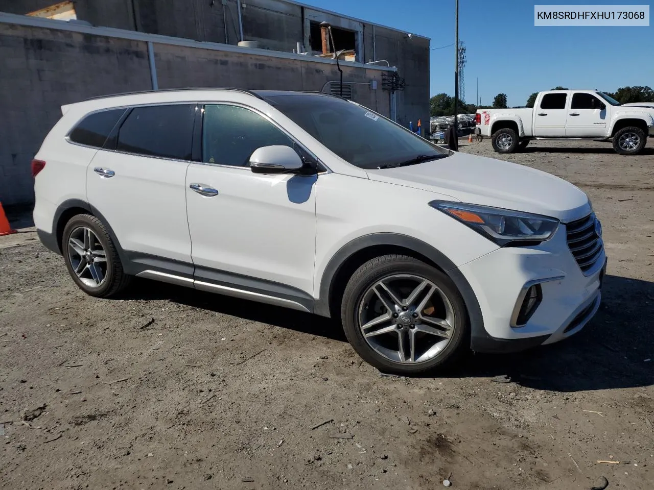 2017 Hyundai Santa Fe Se Ultimate VIN: KM8SRDHFXHU173068 Lot: 75220994