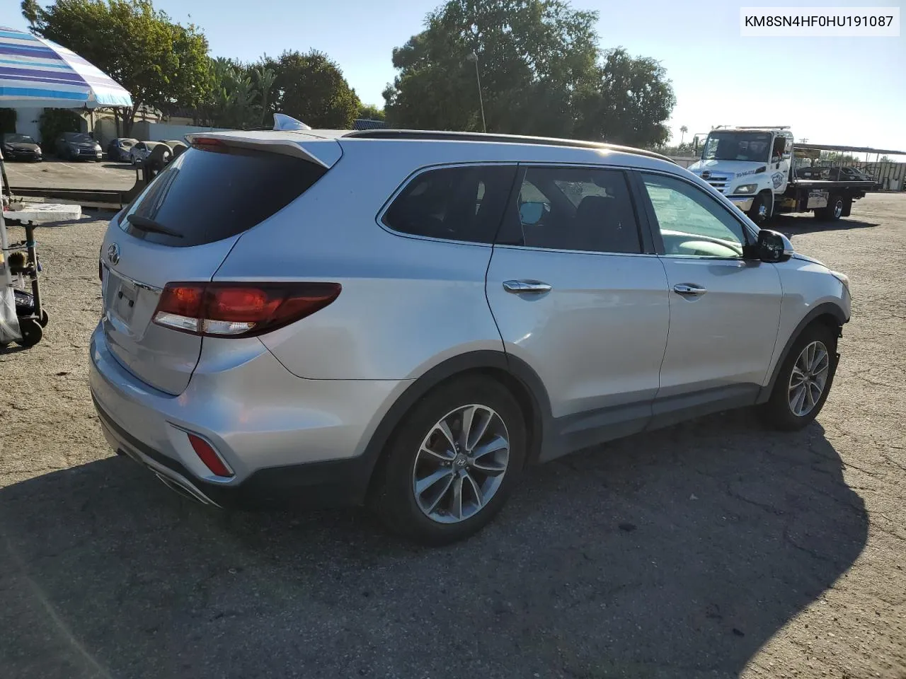 2017 Hyundai Santa Fe Se VIN: KM8SN4HF0HU191087 Lot: 75300954