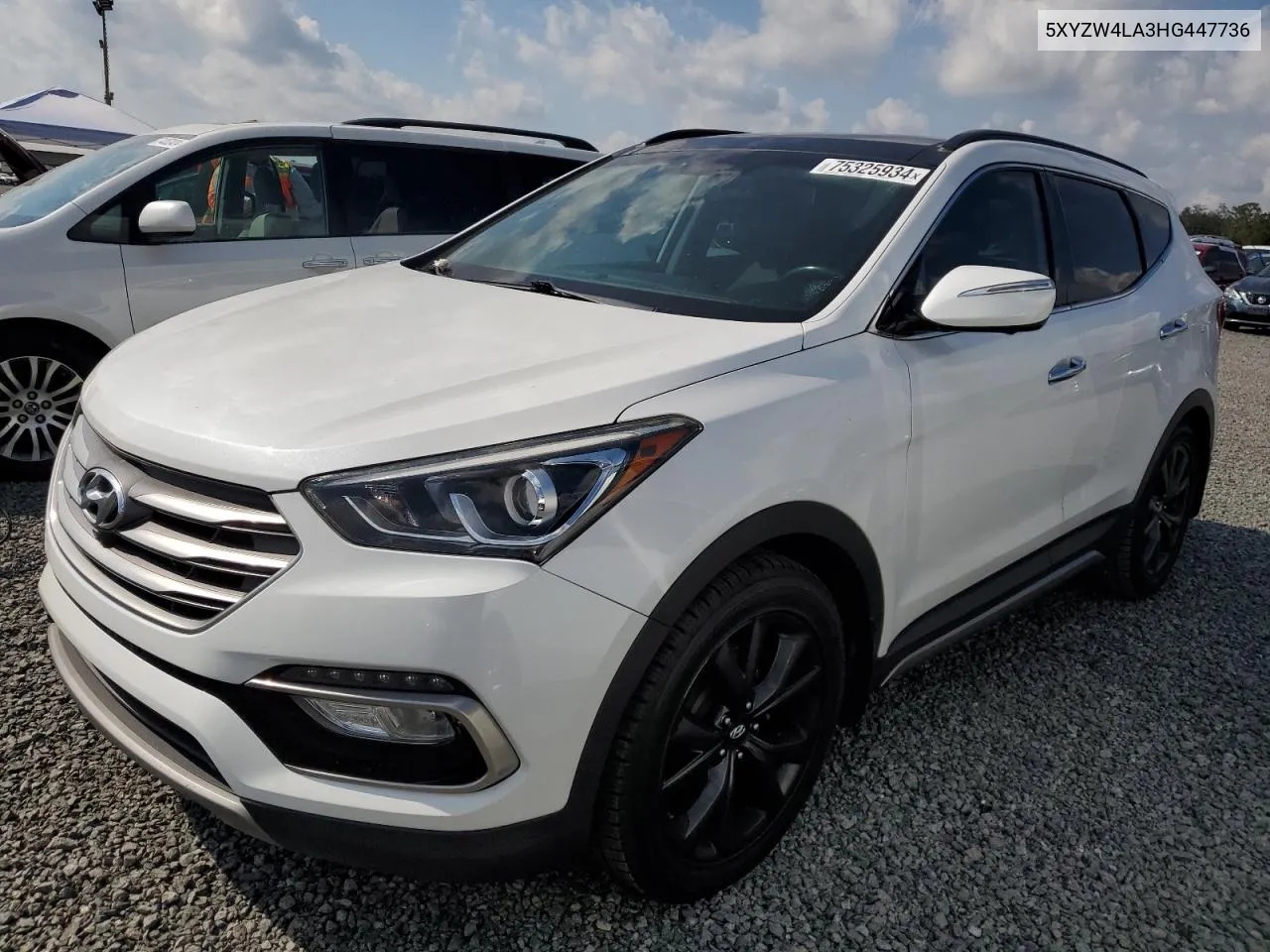 2017 Hyundai Santa Fe Sport VIN: 5XYZW4LA3HG447736 Lot: 75325934