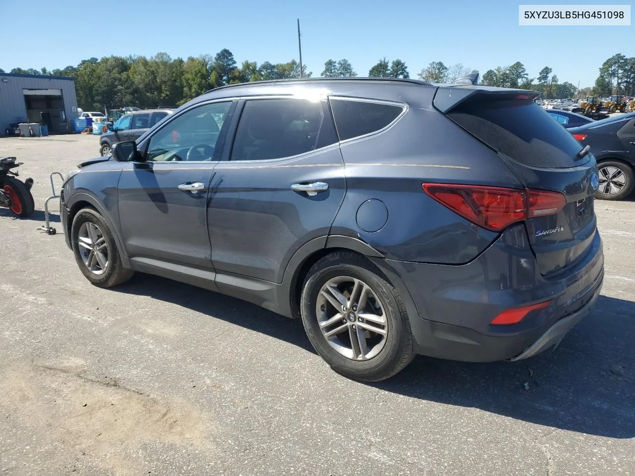 2017 Hyundai Santa Fe Sport VIN: 5XYZU3LB5HG451098 Lot: 75355374